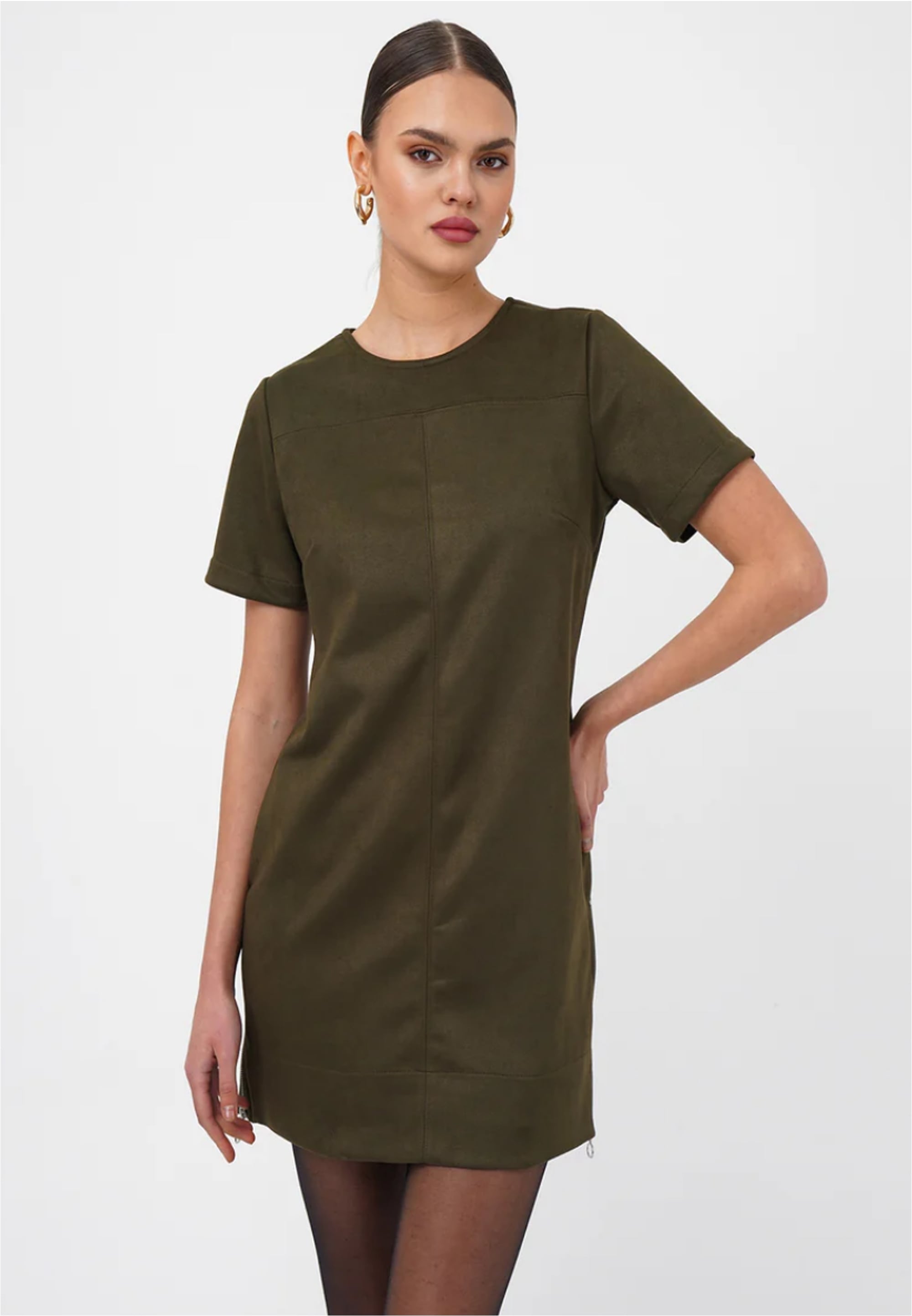 freshlions Jerseykleid "Franka", (1 tlg.), mit kurzen Ärmeln günstig online kaufen