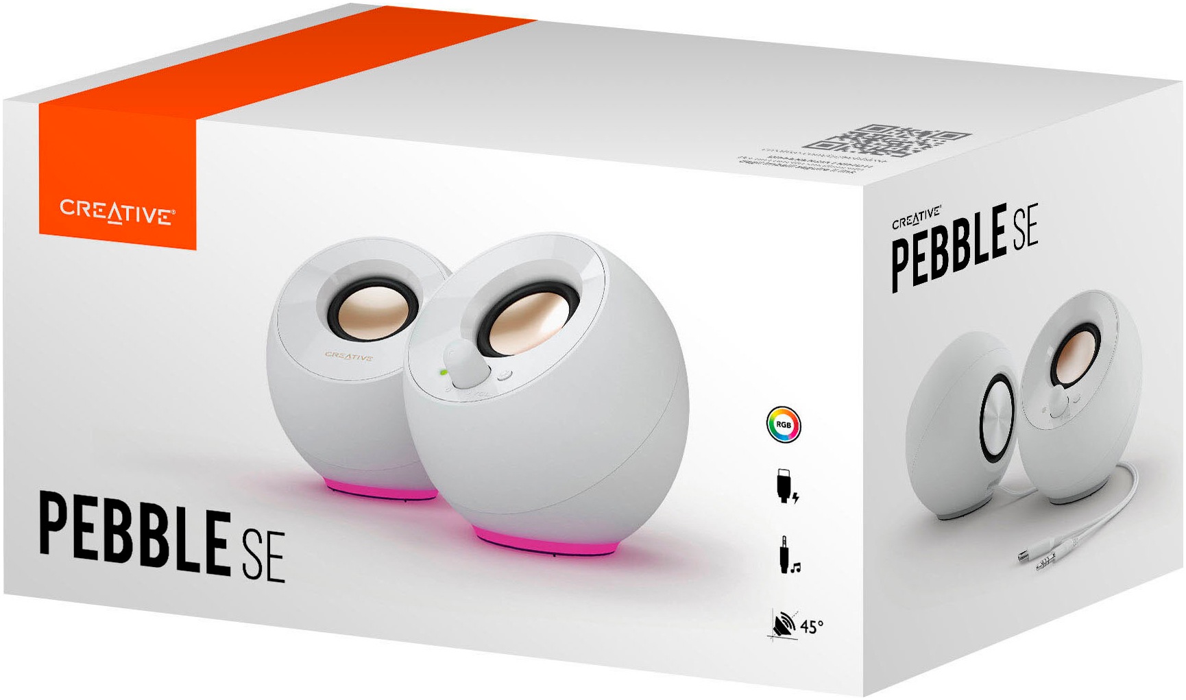 Creative Lautsprecher »Pebble SE«, (Paar, 2 St.)