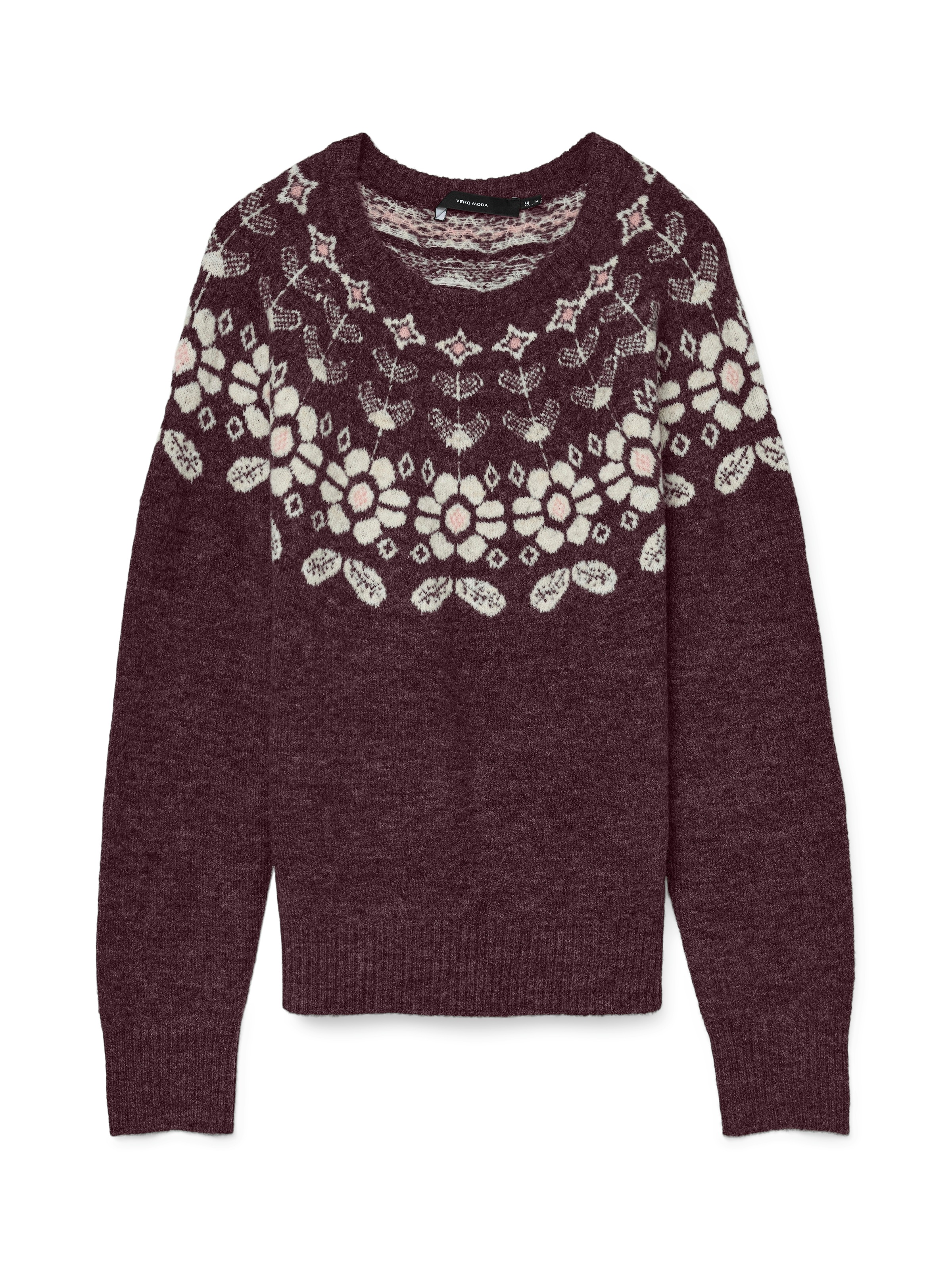 Vero Moda Strickpullover "VMSIMONE LS NORDIC PULLOVER GA REP BOO" günstig online kaufen