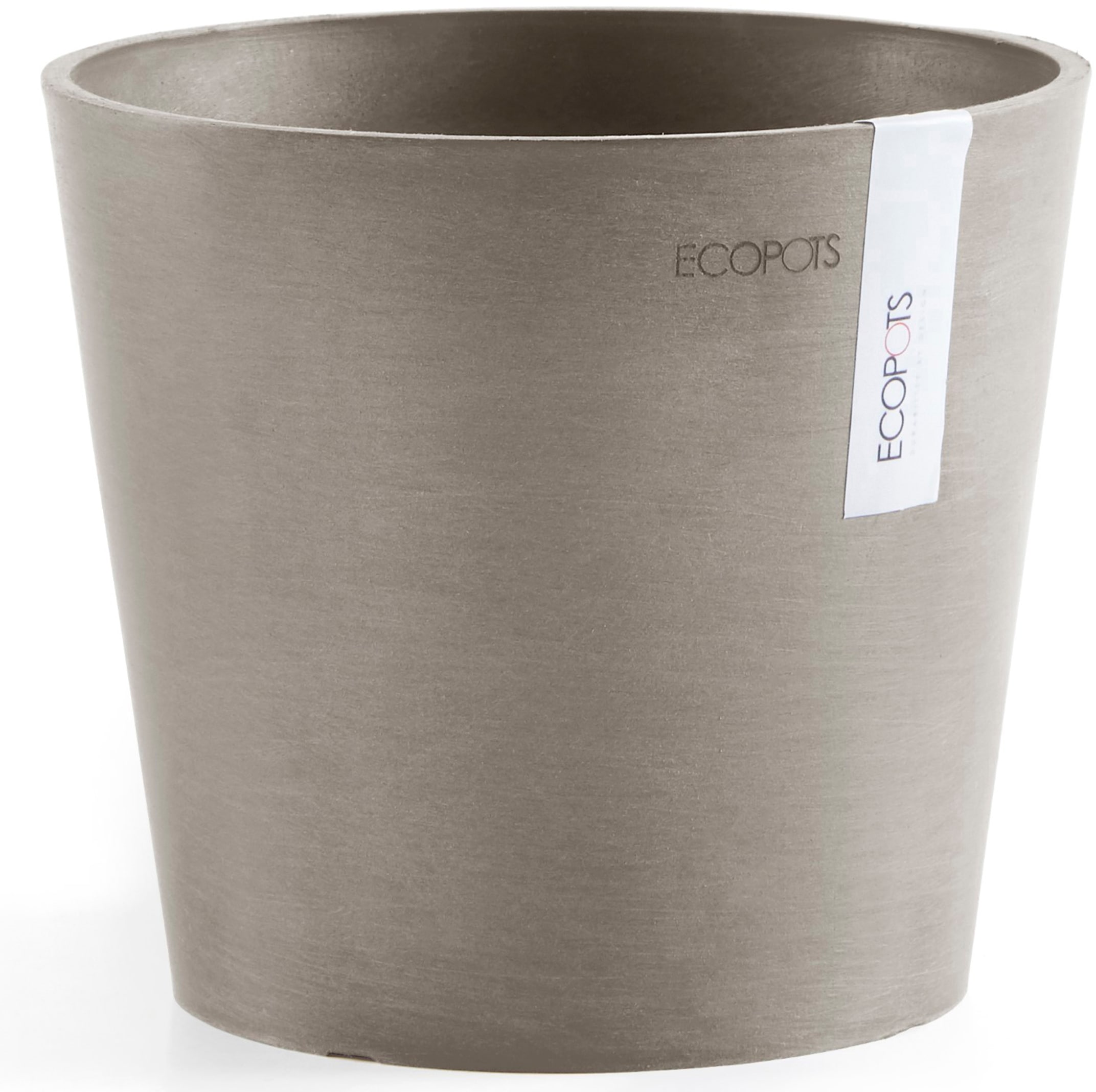 ECOPOTS Blumentopf "Amsterdam Mini 17 Taupe", für den Innenbereich