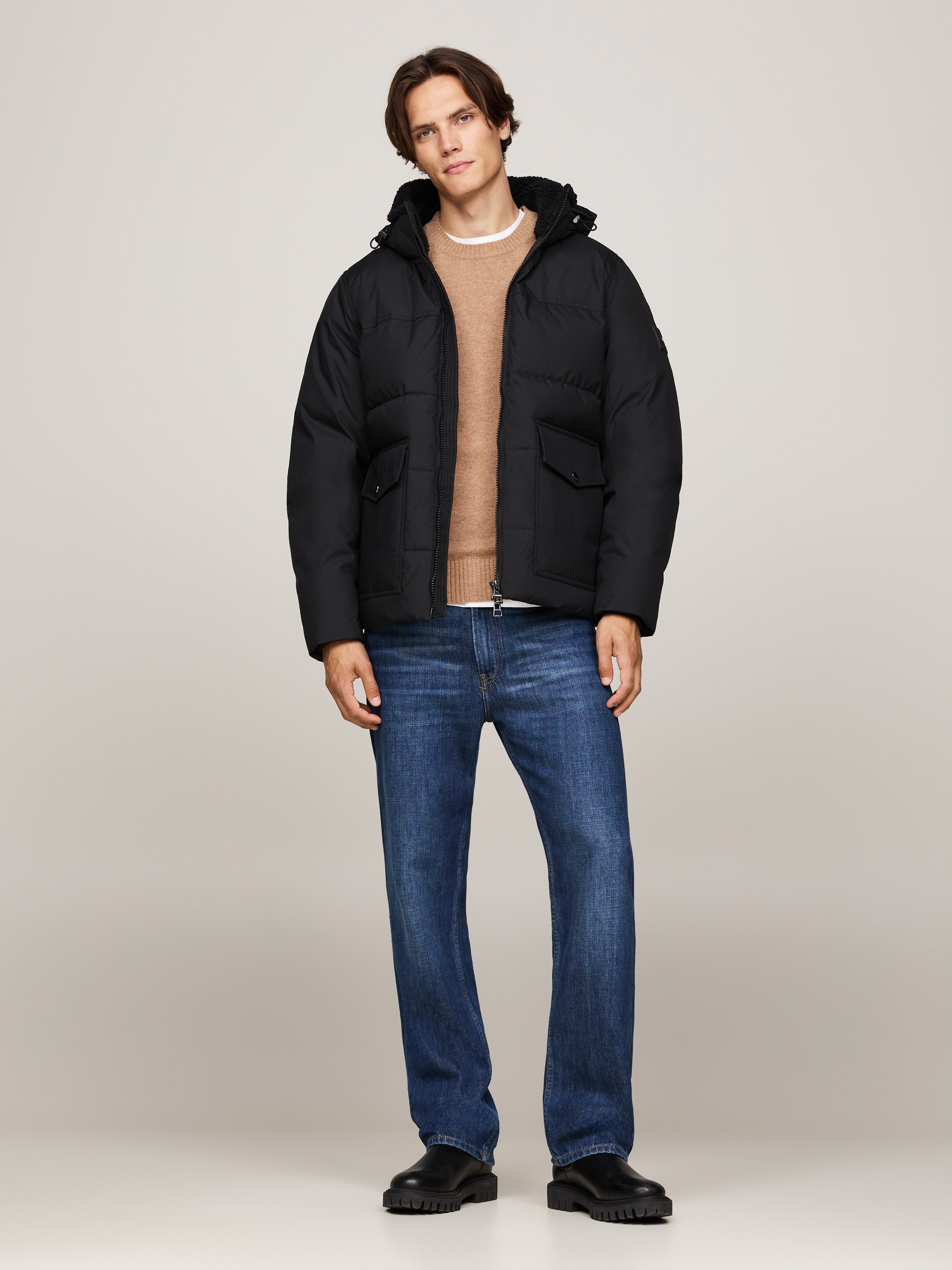 Thumbnail - Tommy Hilfiger Parka "ROCKIE UTILITY HOODED JACKET" mit Kapuze Winterjacke, Outdoorjacke Abnehmbare Kapuze mit Kordelzug...