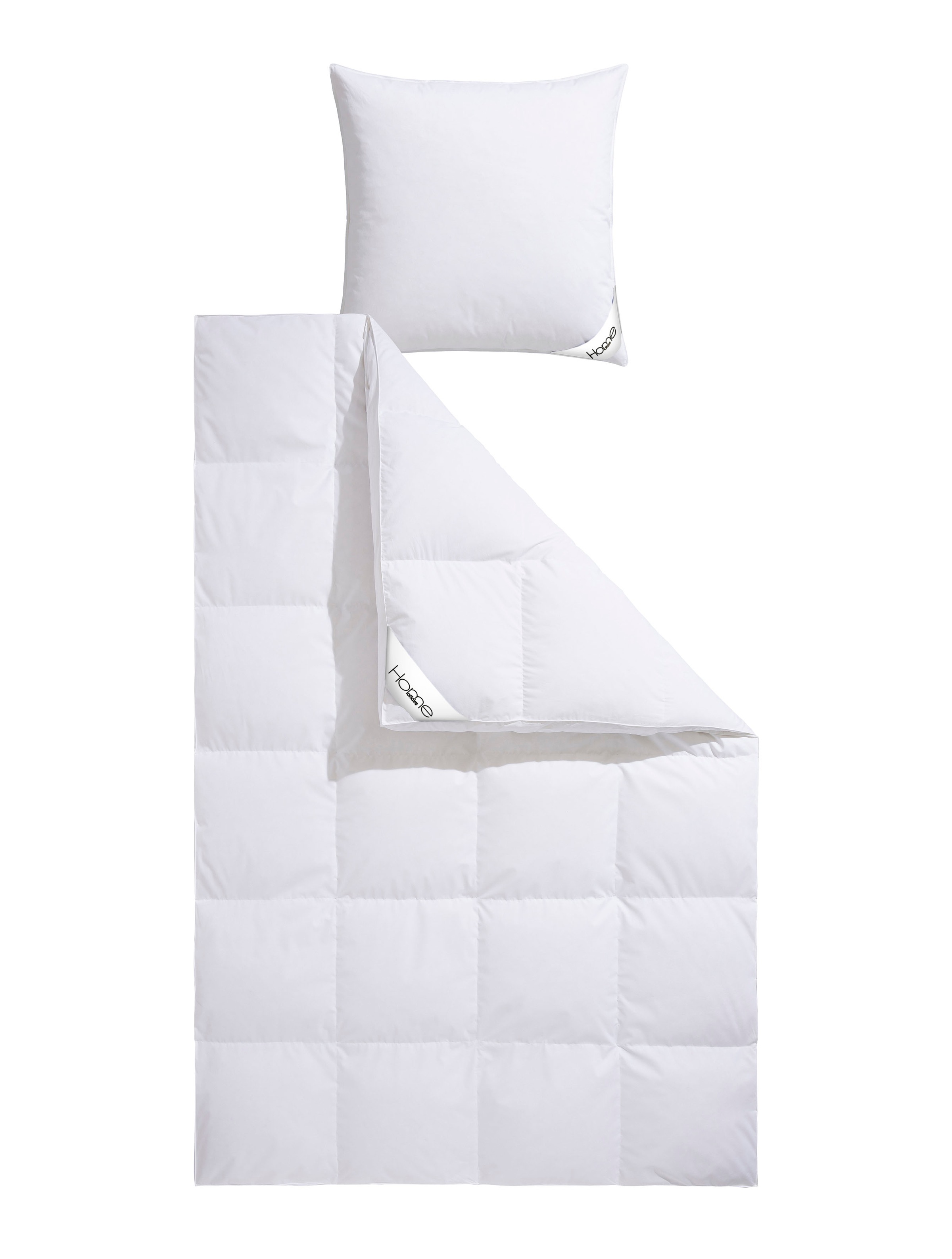 Home affaire Daunenbettdecke + Kopfkissen "Köniz, Bettdecke 135x200&155x220 günstig online kaufen