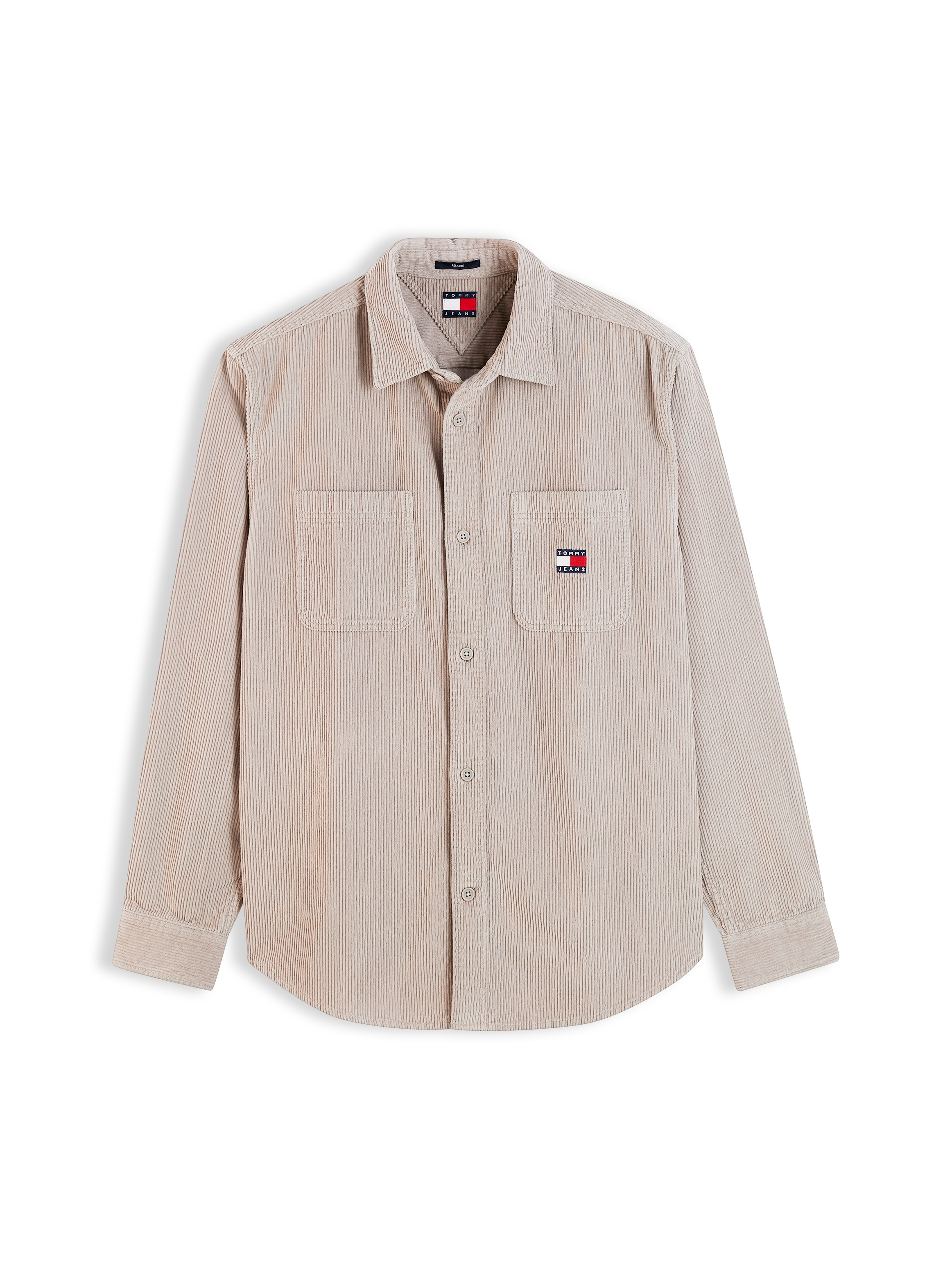 Tommy Jeans Langarmhemd »RELAXED CORDUROY SHIRT« Relaxed fit mit Brusttaschen