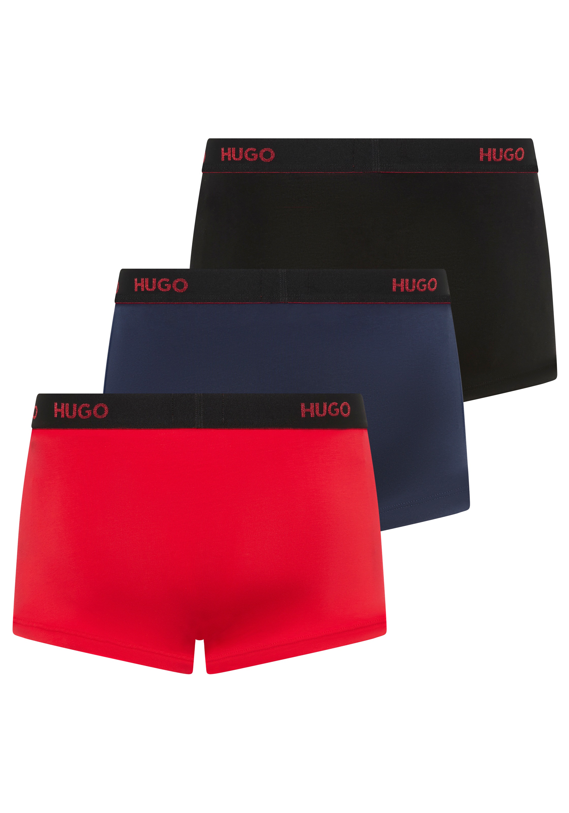 HUGO Underwear "TRUNK TRIPLET PACK" Packung, 3 Stk. mit Logoschriftzug auf günstig online kaufen