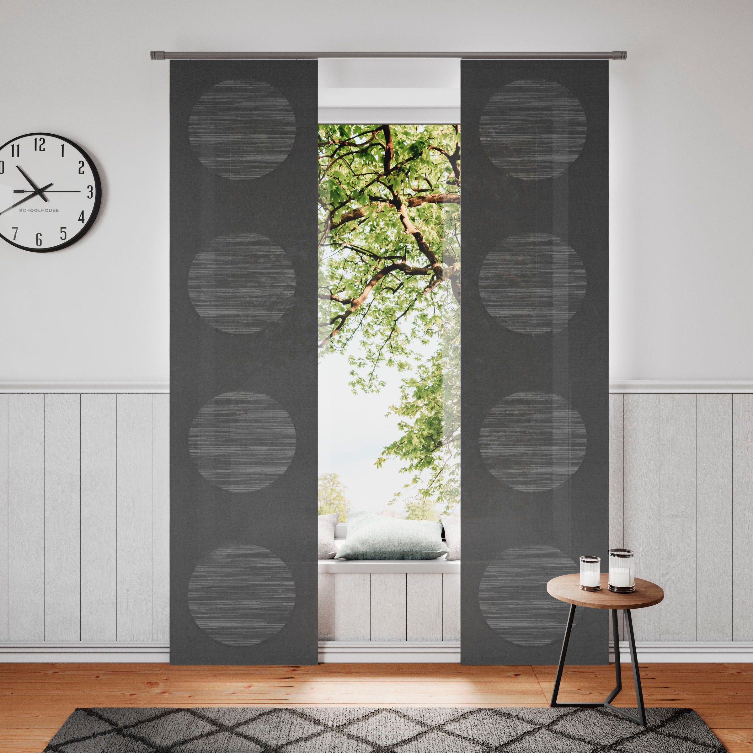 Neutex for you Schiebegardine "Padova" Klettband 1 Stk. tlg. inkl. Befestig günstig online kaufen