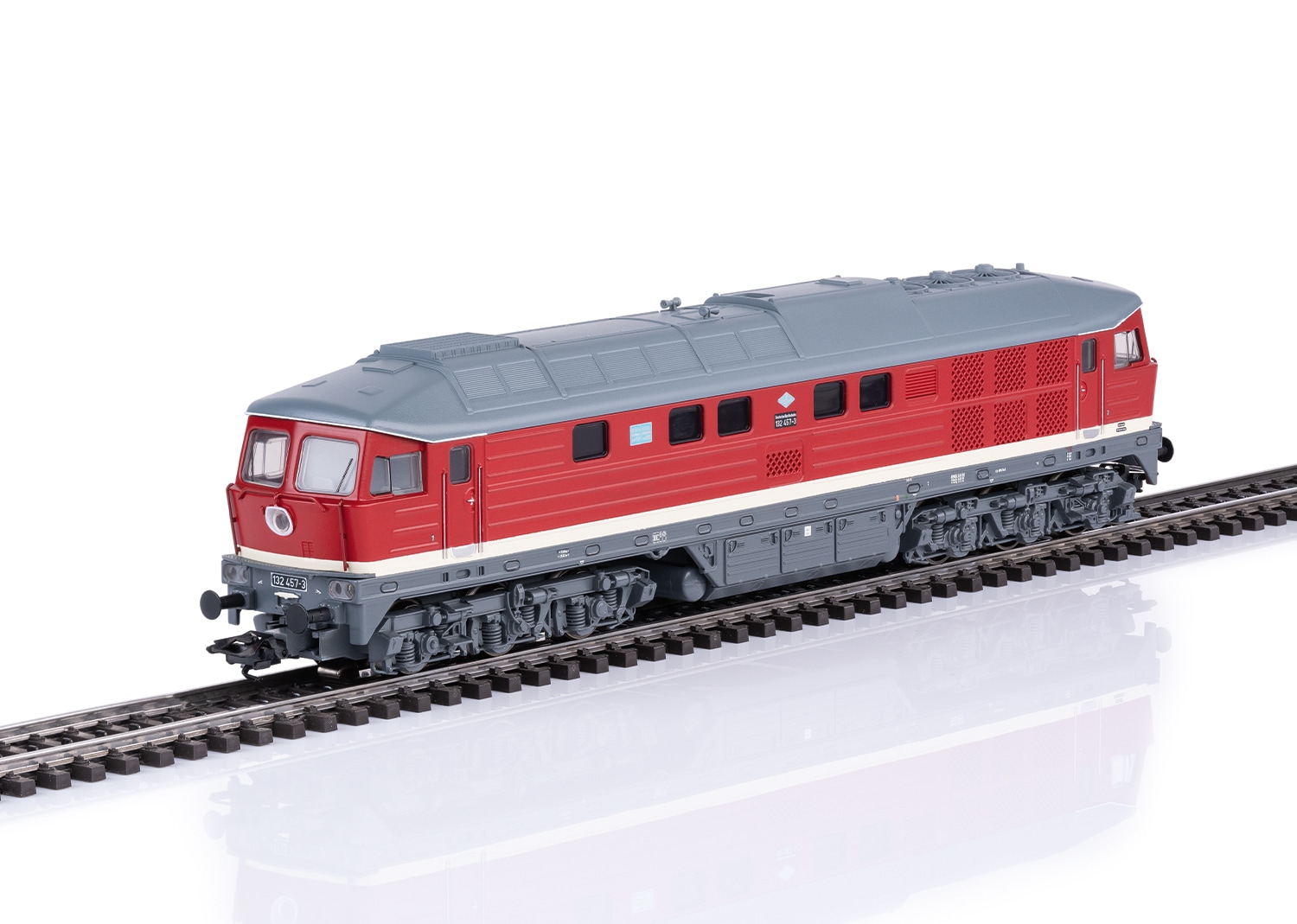 MÄRKLIN Kinder Diesellokomotive "Baureihe 132 - 36436"rot, Kunststoff, Metall, Modelleisenbahn-Fahrzeuge, mit Sound
