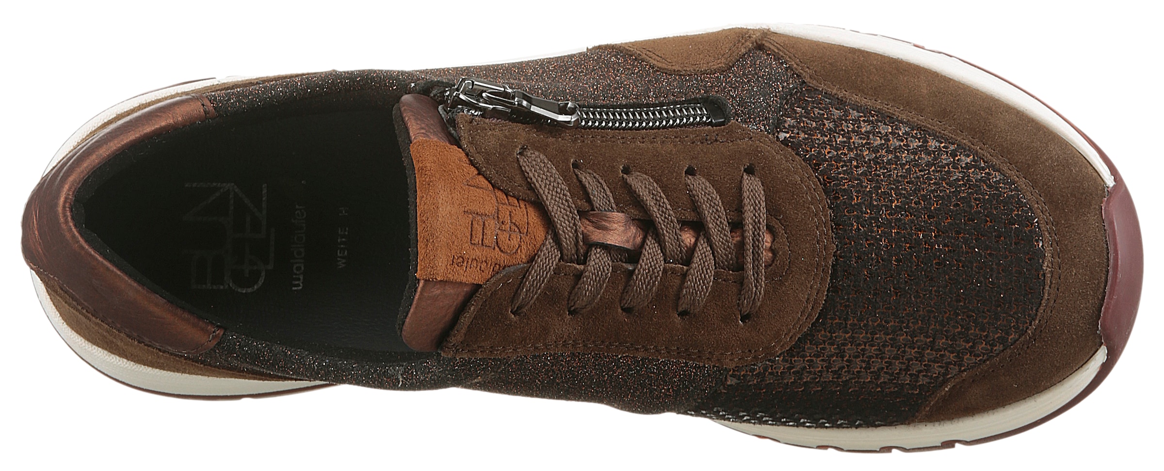 Waldläufer Plateausneaker »H-APRIL-Soft«  Bequemschuh, Schnürschuh, Halbschuh in Komfortweite H (= sehr weit)