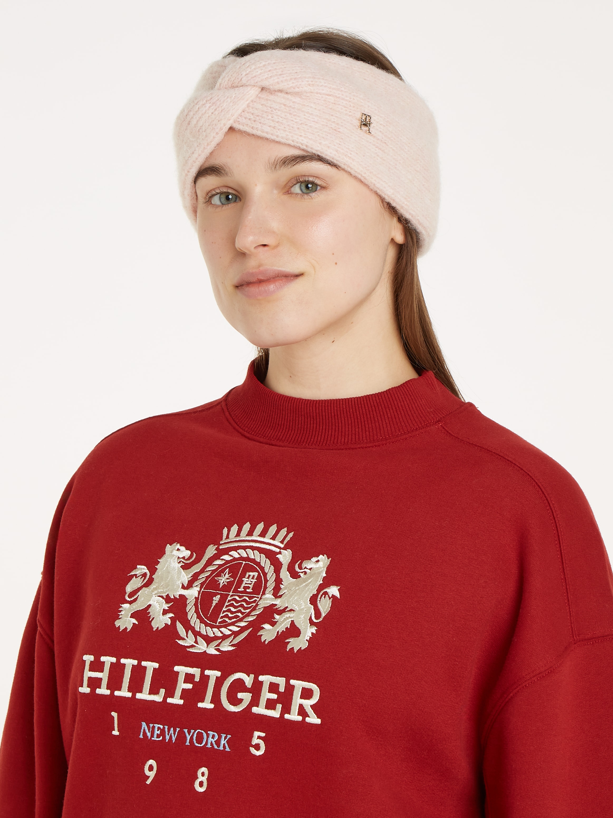 Tommy Hilfiger Stirnband »TH TIMELESS HEADBAND«, mit Monogramm-Emblem