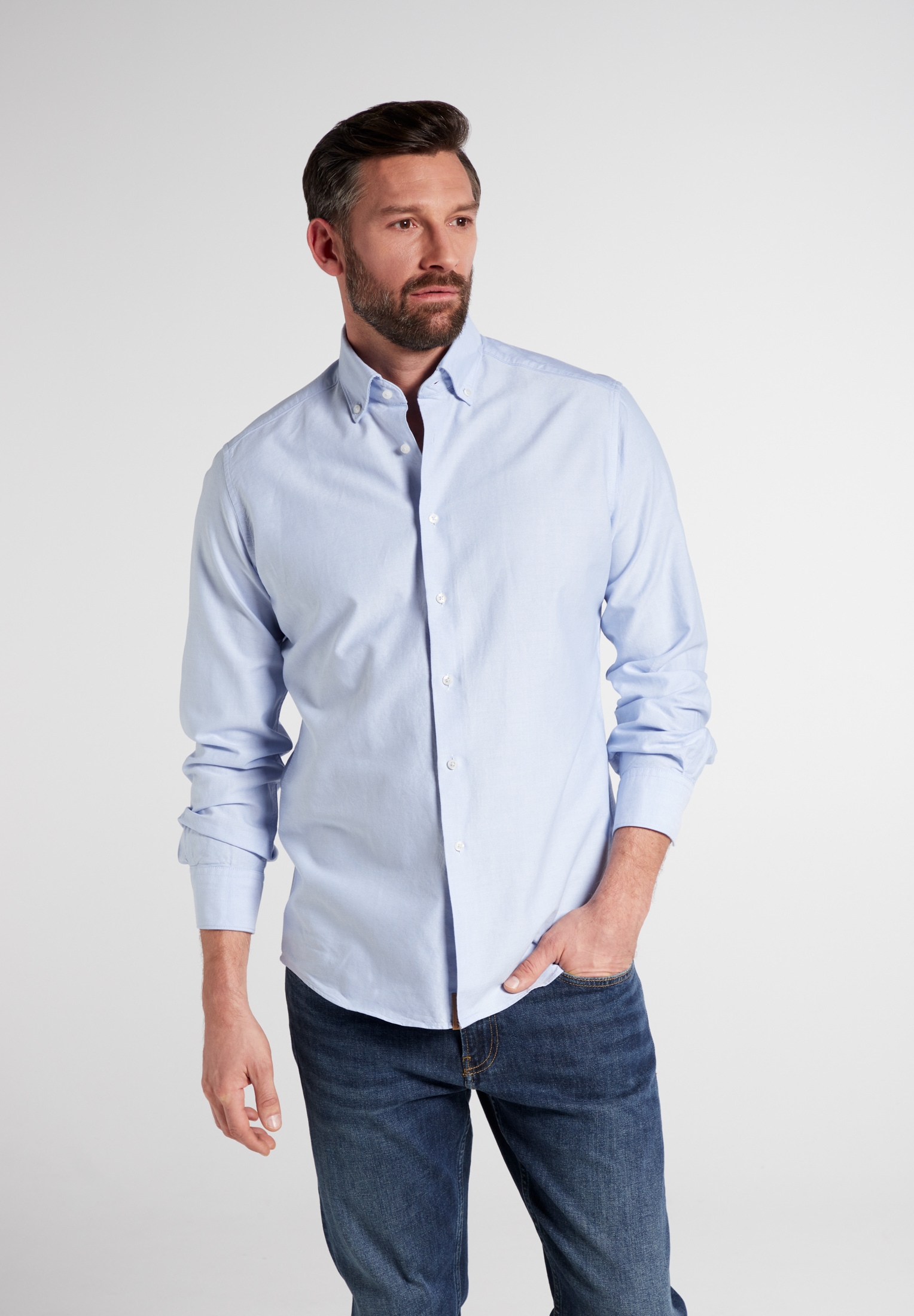 Eterna Langarmhemd "REGULAR FIT", EASY IRON (bügelleicht) günstig online kaufen