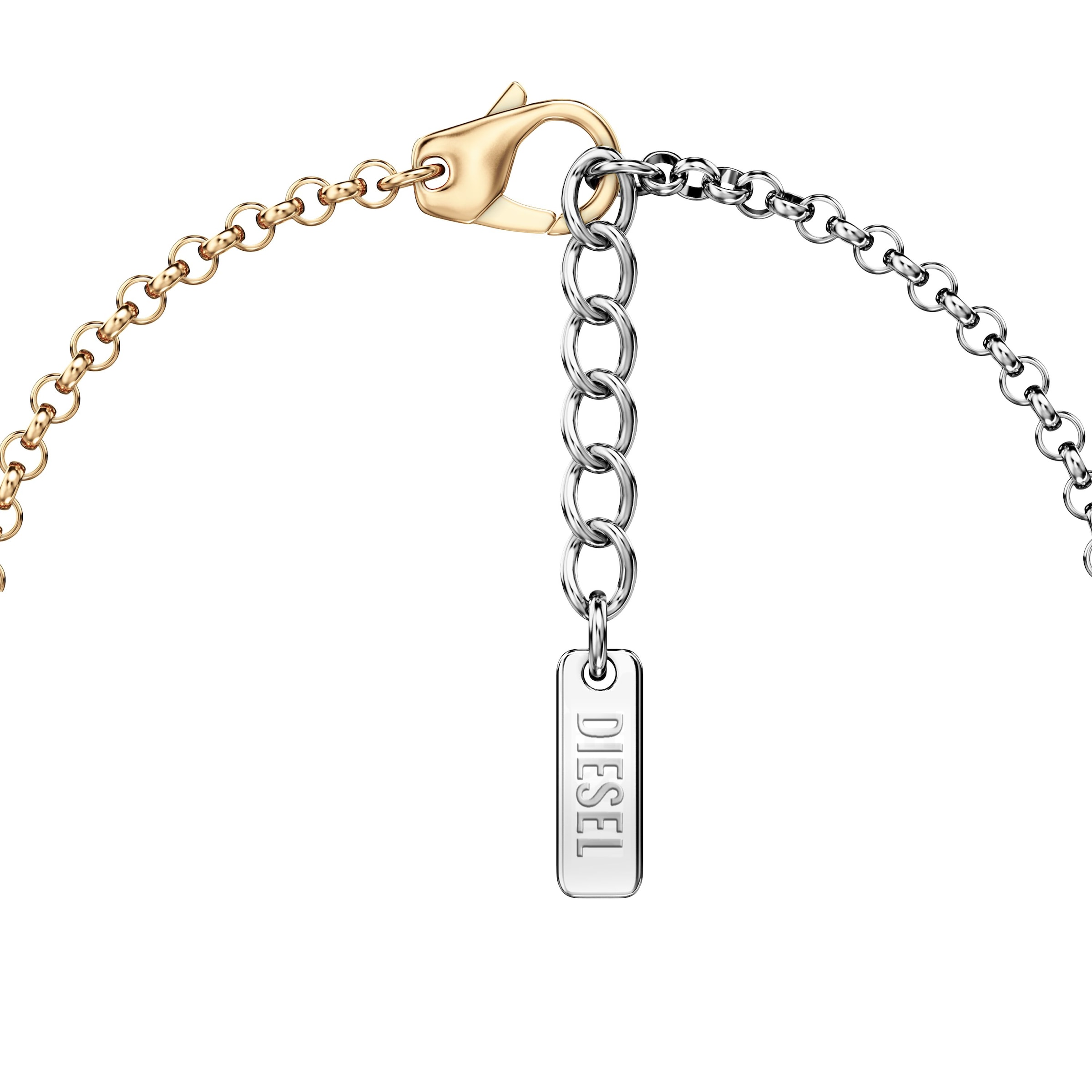 Diesel Armband »Schmuck Geschenk Edelstahl Armschmuck Armkette D Logo«
