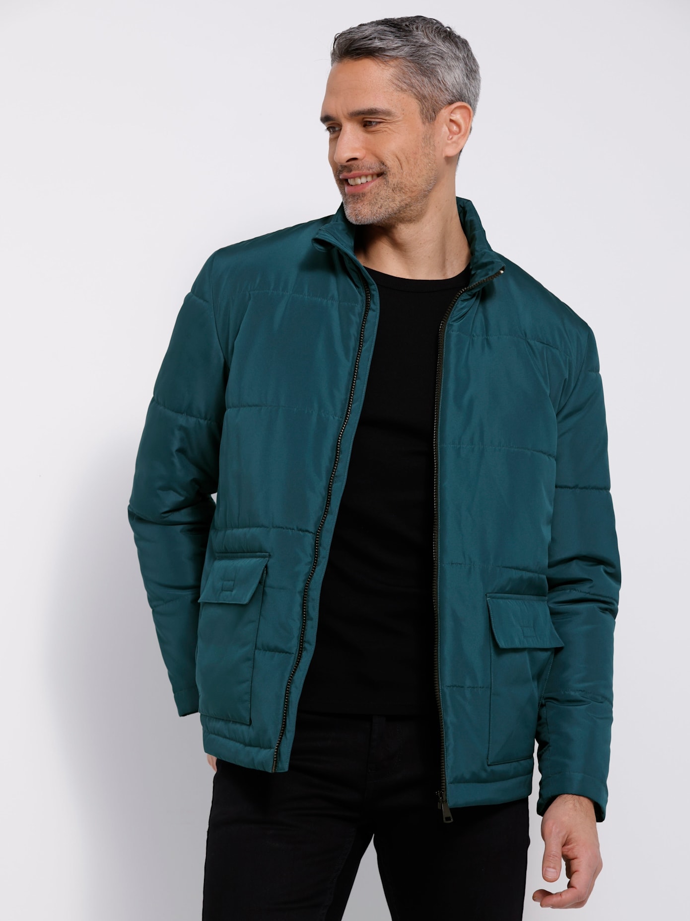Classic Steppjacke ohne Kapuze