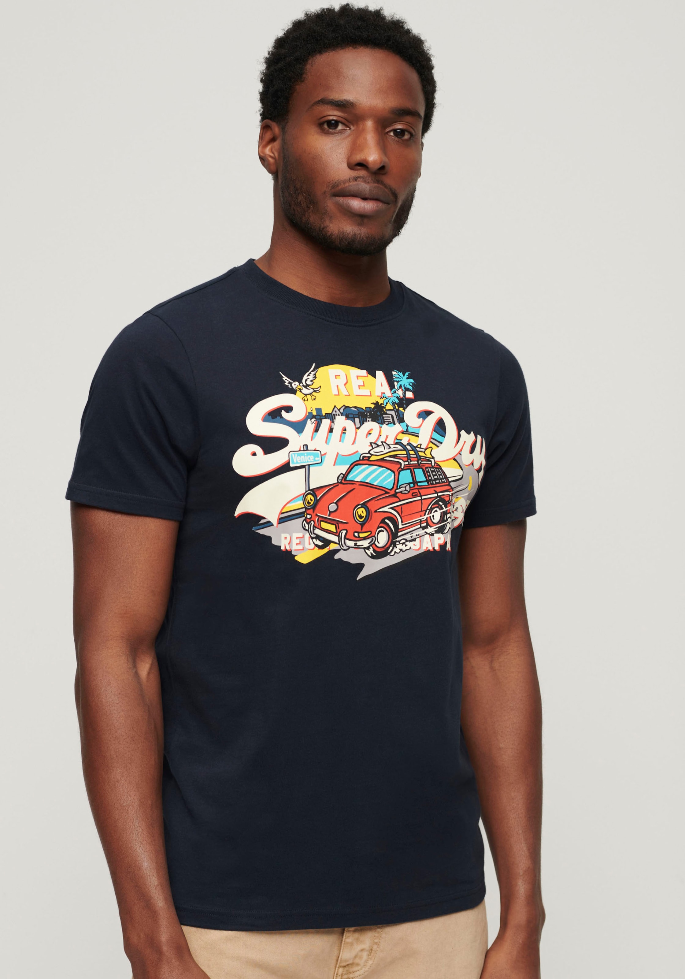Superdry Print-Shirt "SD-LA VL GRAPHIC T SHIRT"