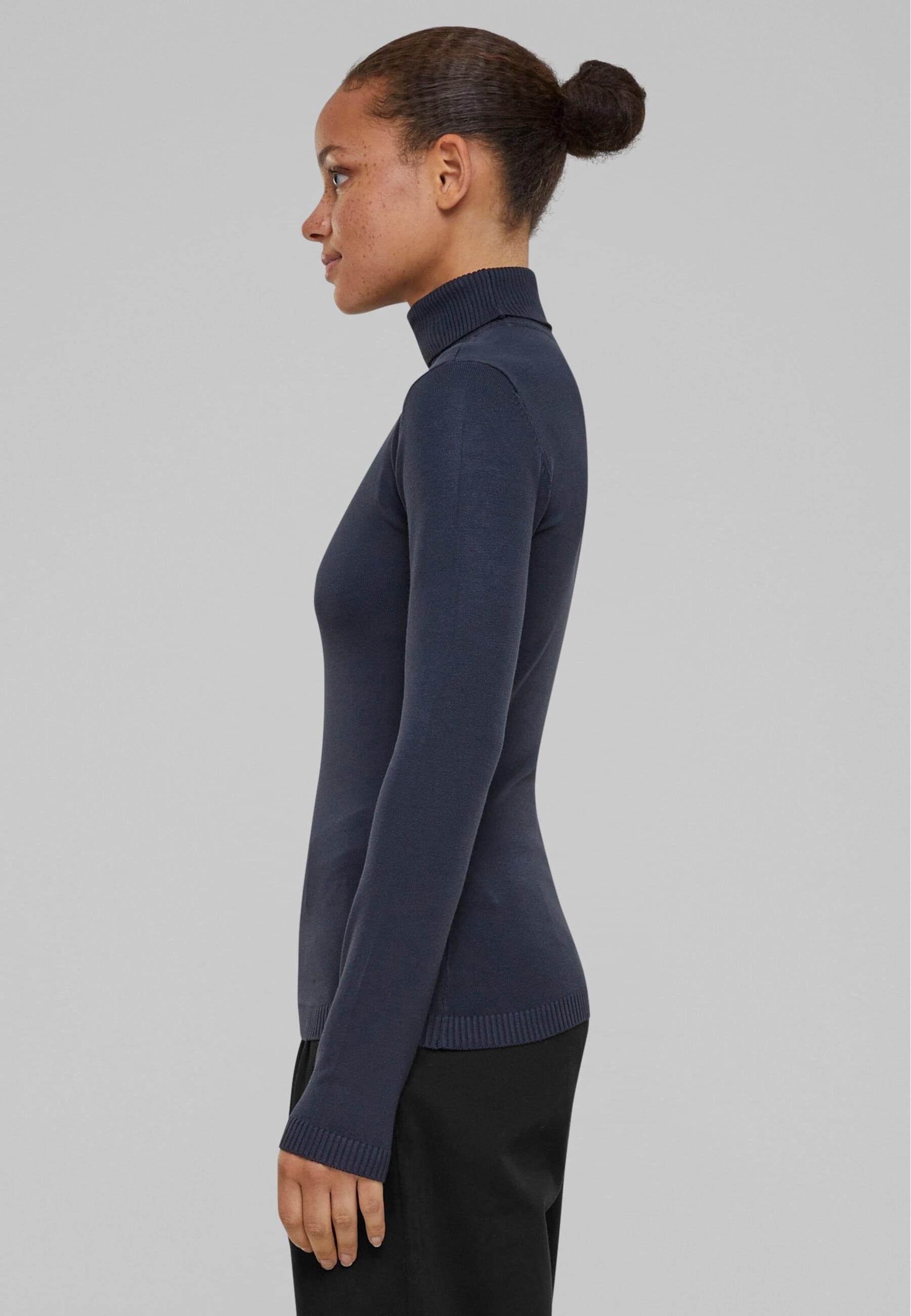 URBAN CLASSICS Rundhalspullover »Urban Classics Damen Ladies Knitted Turtleneck Sweater«, (1 tlg.)