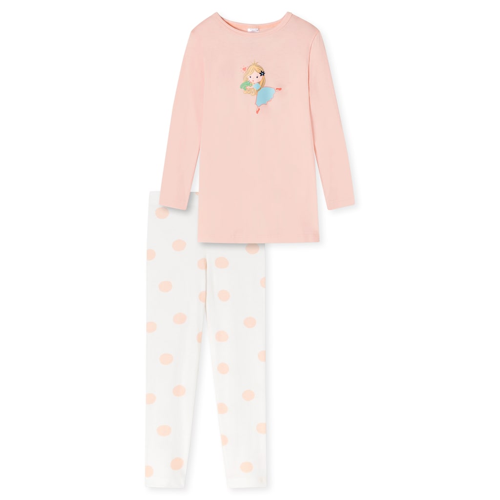 Schiesser Schlafanzug »"Casual World"«, (2 tlg.), süßes Motiv aus Prinzessin und Froschkönig