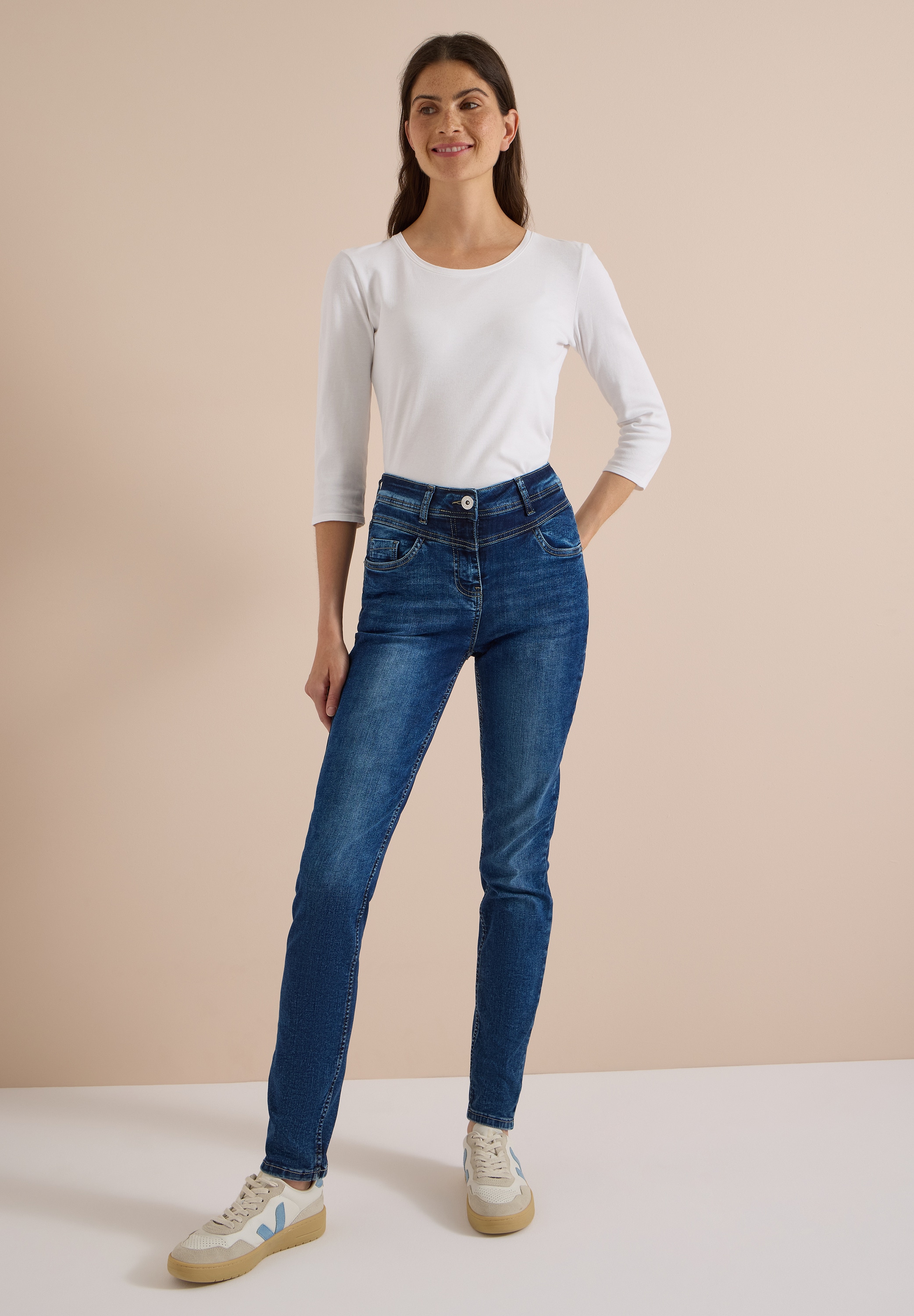 Cecil Slim-fit-Jeans 5-Pocket-Style