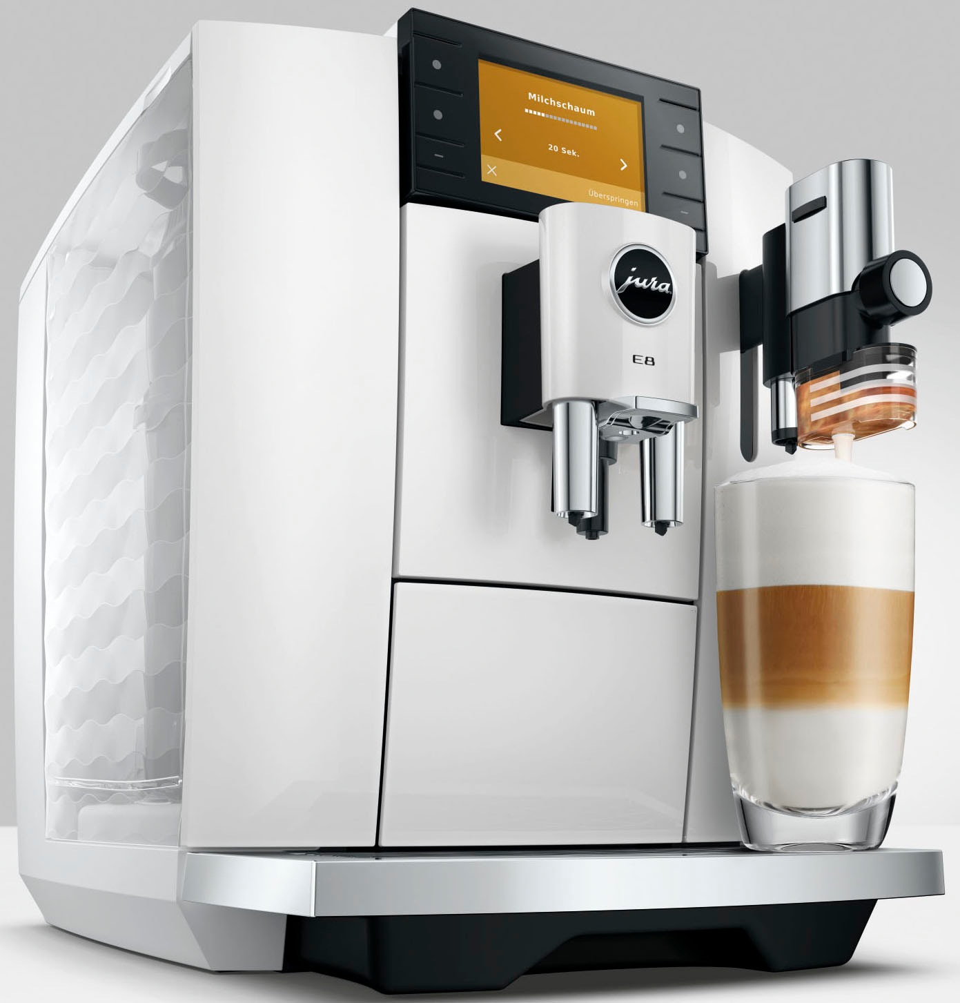 JURA Kaffeevollautomat »15747 E8 Piano White (ED)«