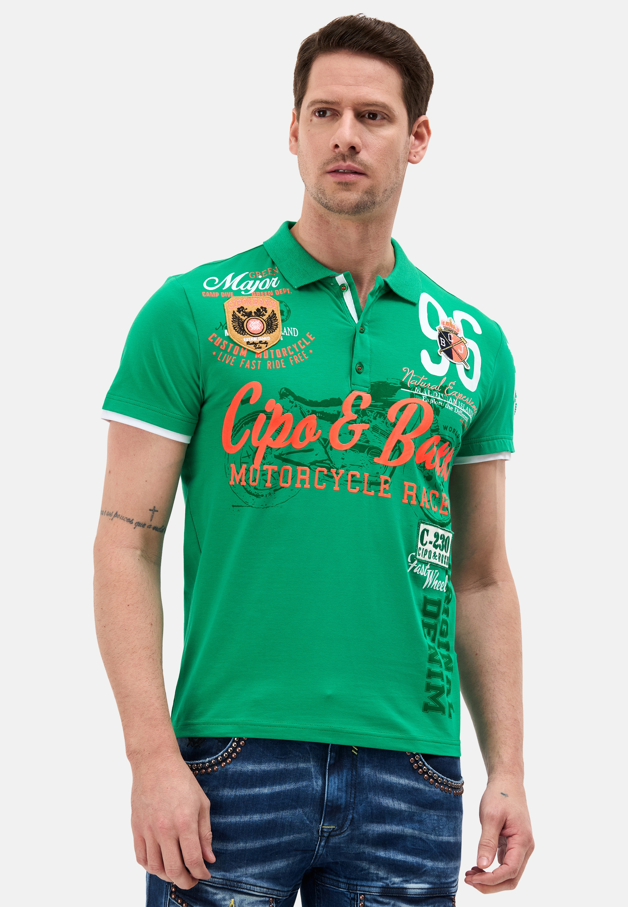 Cipo & Baxx Poloshirt günstig online kaufen