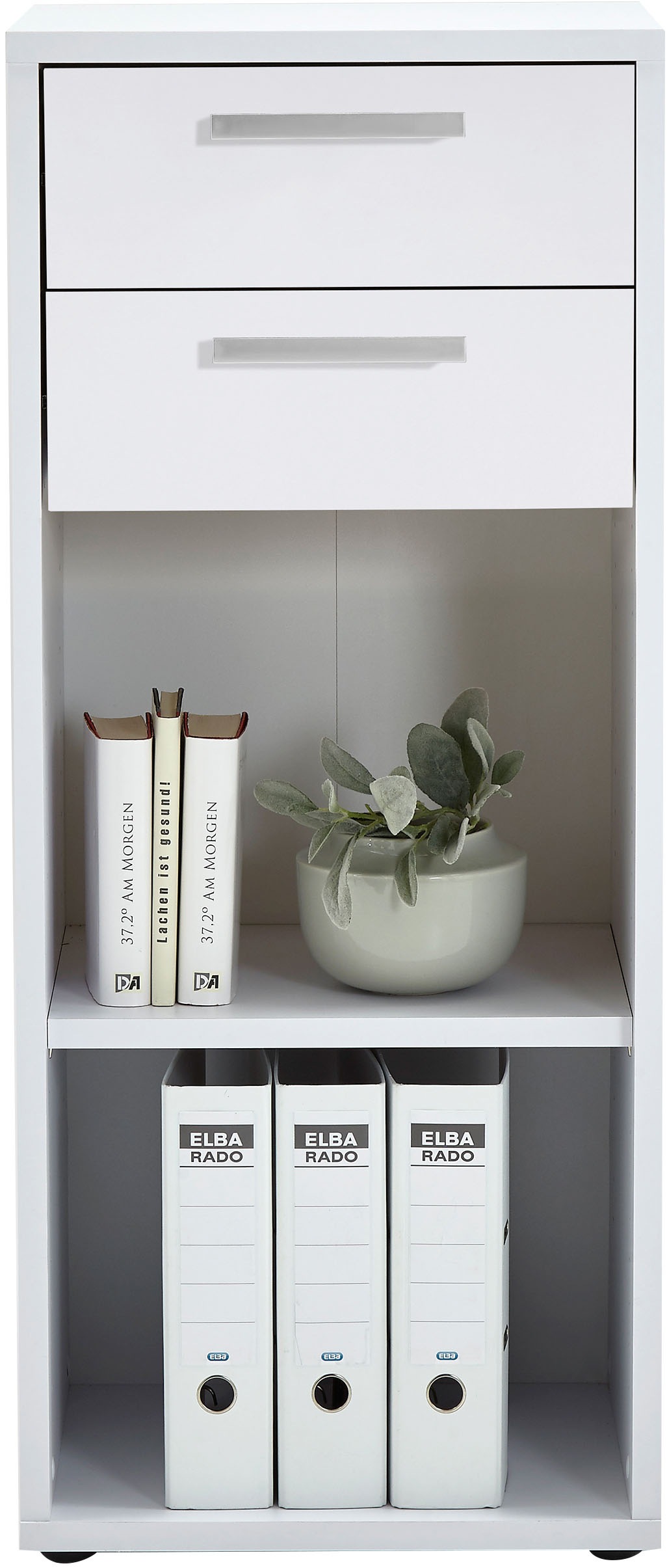 Thumbnail - FMD Aktenregal "Calvi" in 2 Höhen, viel Staur., verstellb. Böden, erweiterbar, Breite: 47 cm