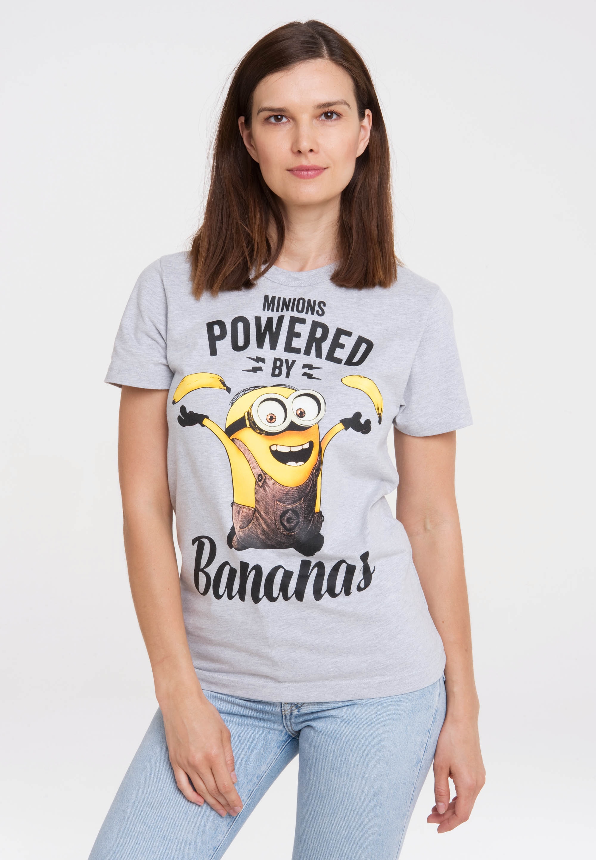 lizenziertem online bestellen | LOGOSHIRT T-Shirt mit »Minions«, Print BAUR