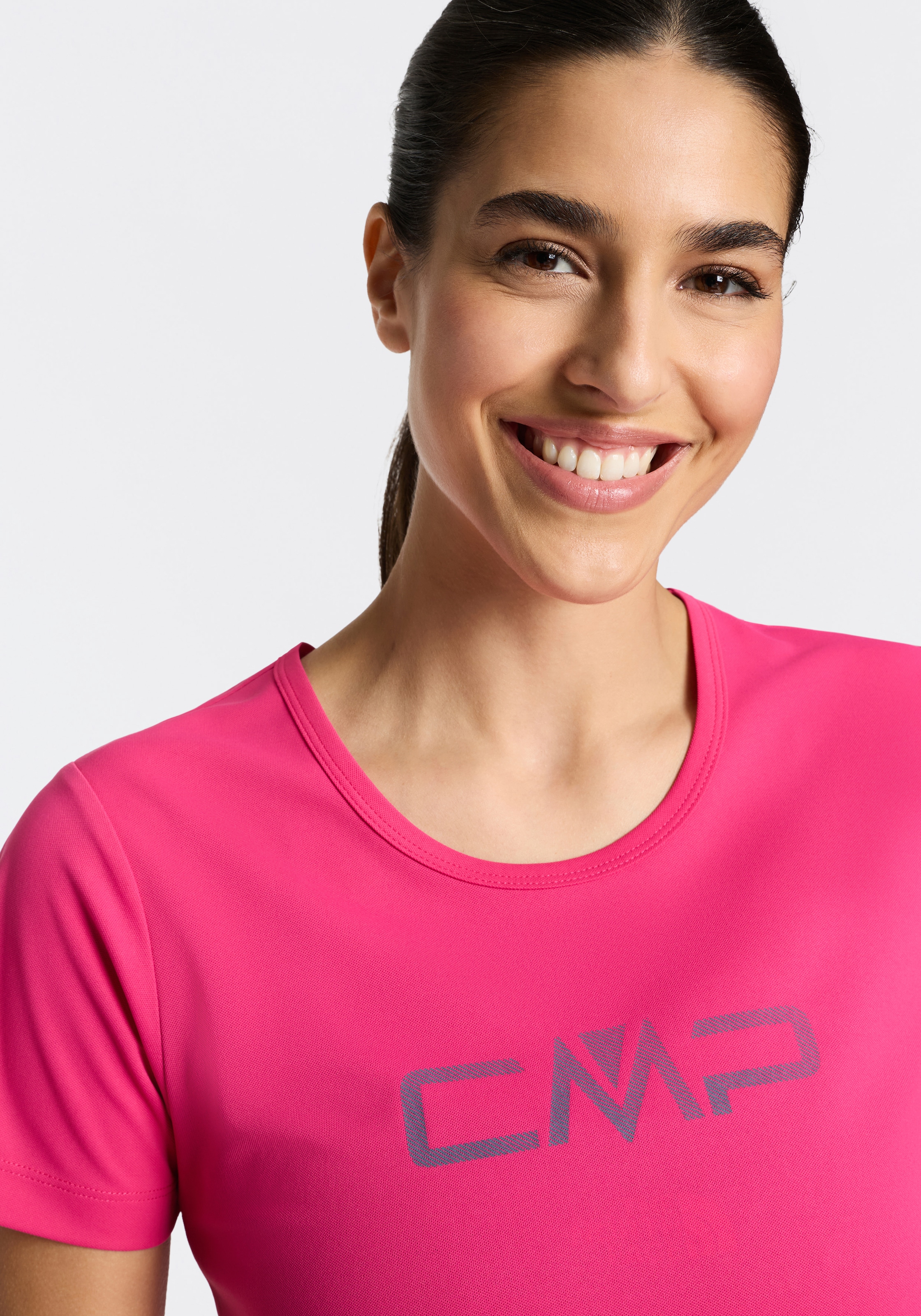 CMP Funktionsshirt »WOMAN CO T-SHIRT« für Erwachsene, mit sportlichem Stil, Kurzarm, gerader Abschluss