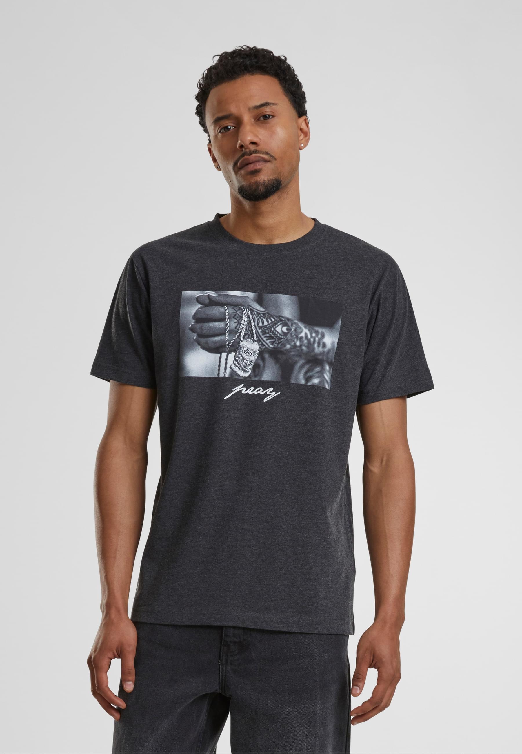 MisterTee T-Shirt »MisterTee Herren Pray 2.0 Tee«, (1 tlg.)