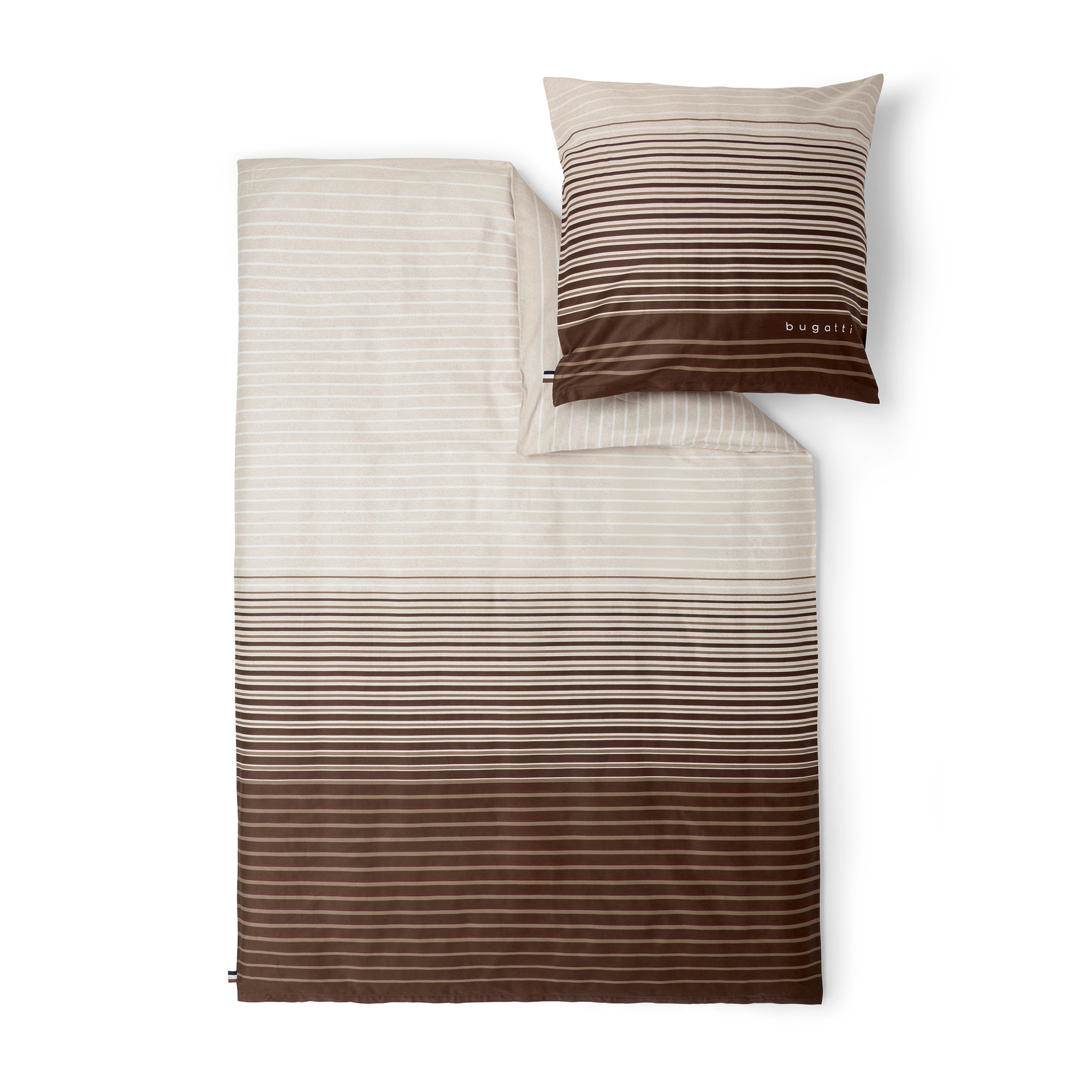 bugatti Bettwäsche "Satinbettwäsche bugatti" 2 Stk. mit elegantem Farbverla günstig online kaufen