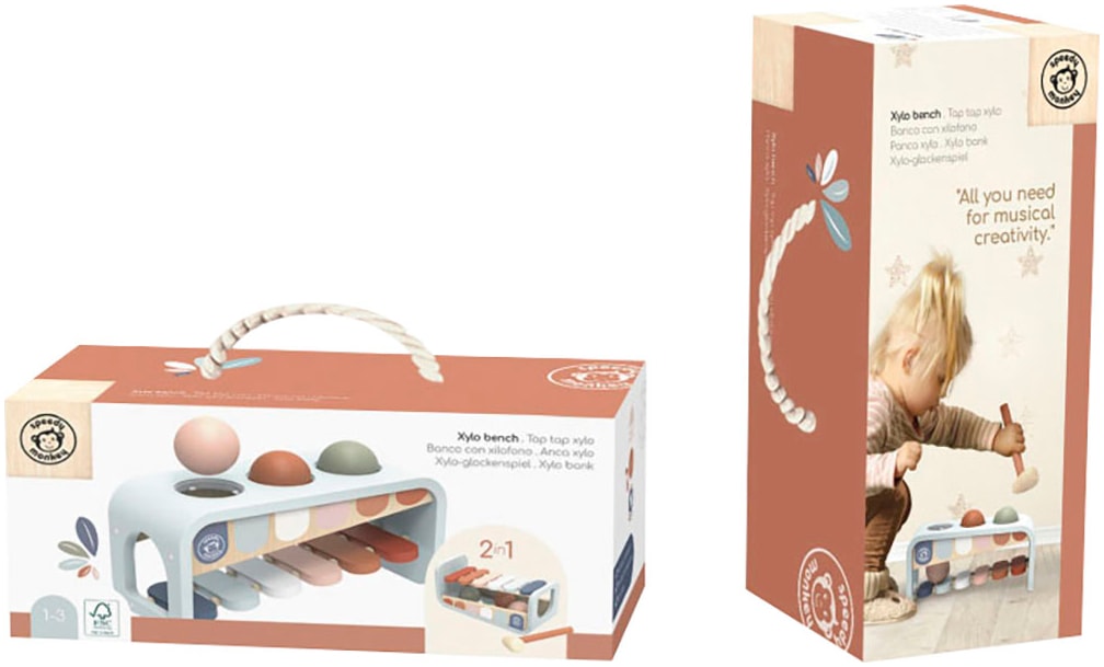 speedy monkey Spielzeug-Musikinstrument »Xylo-Glockenspiel«, aus Holz; FSC®- schützt Wald - weltweit