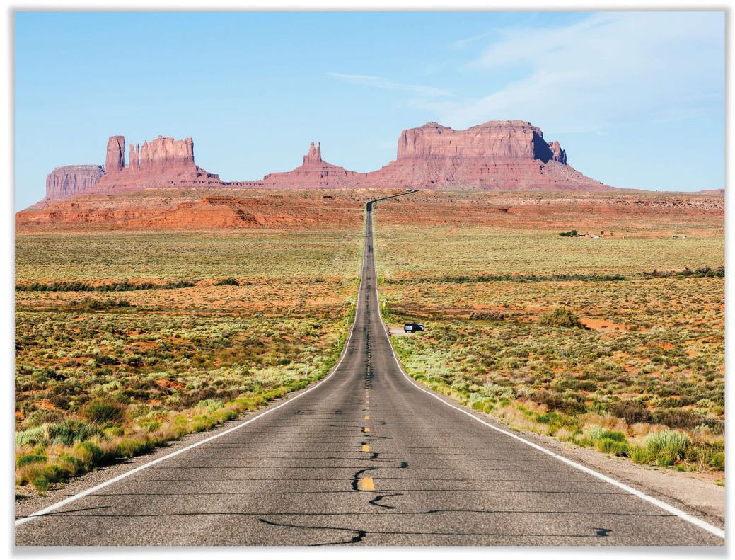Poster »Monument Valley Arizona«, Landschaften, (1 St.), Poster ohne Bilderrahmen