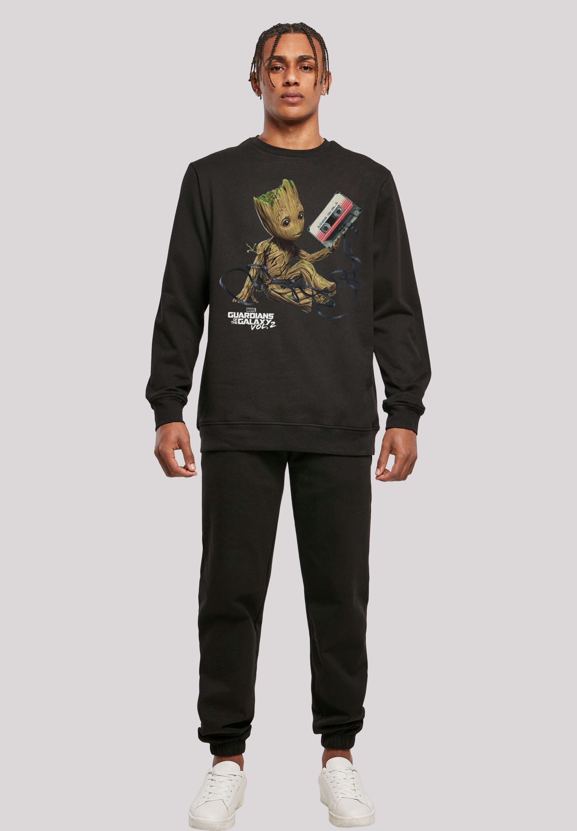 F4NT4STIC Sweatshirt »Marvel Guardians Of The Galaxy Vol2 Groot Tape«, Print