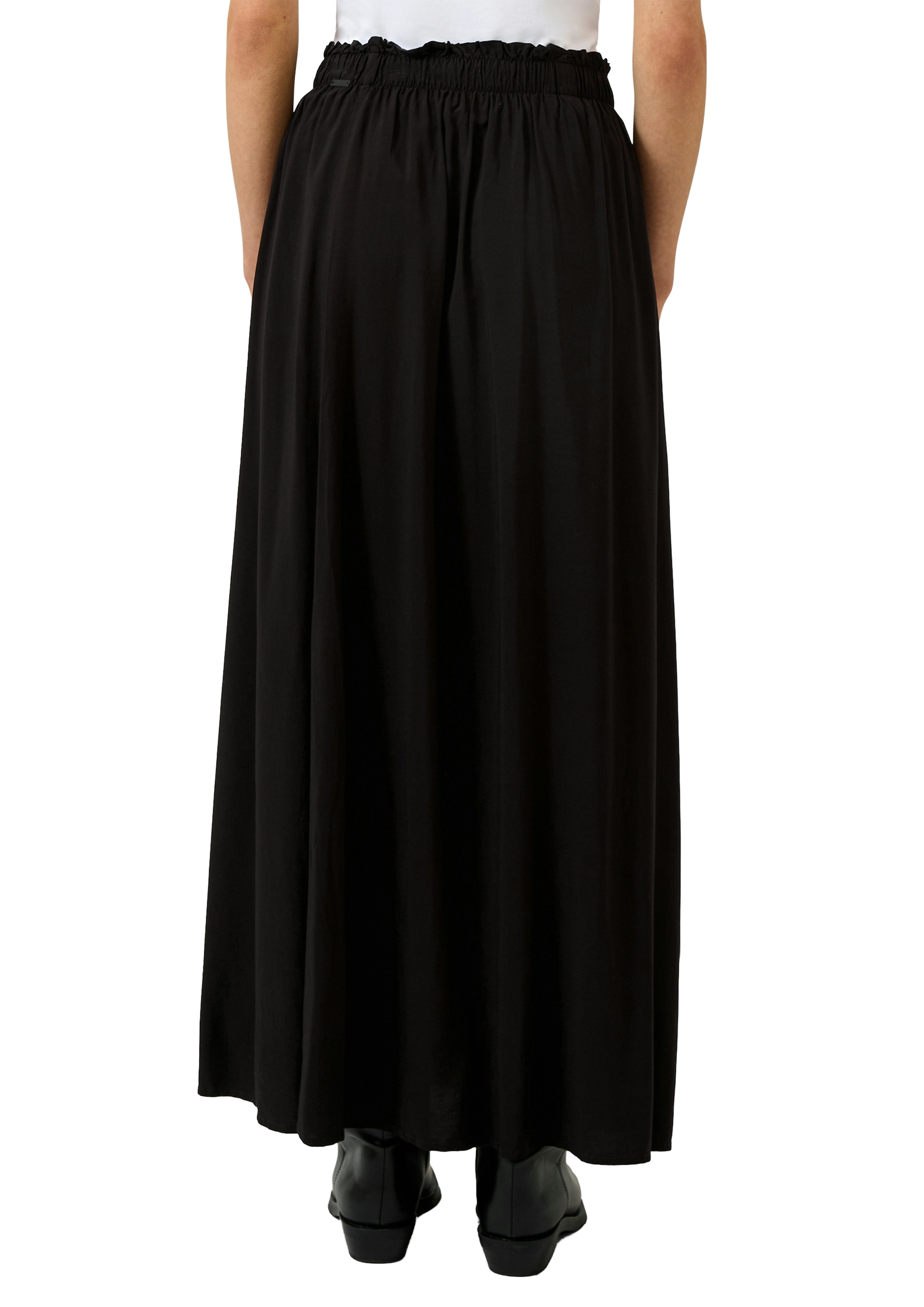 QS Maxirock Sommerrock mit elastischem Bund und aus reiner Viskose