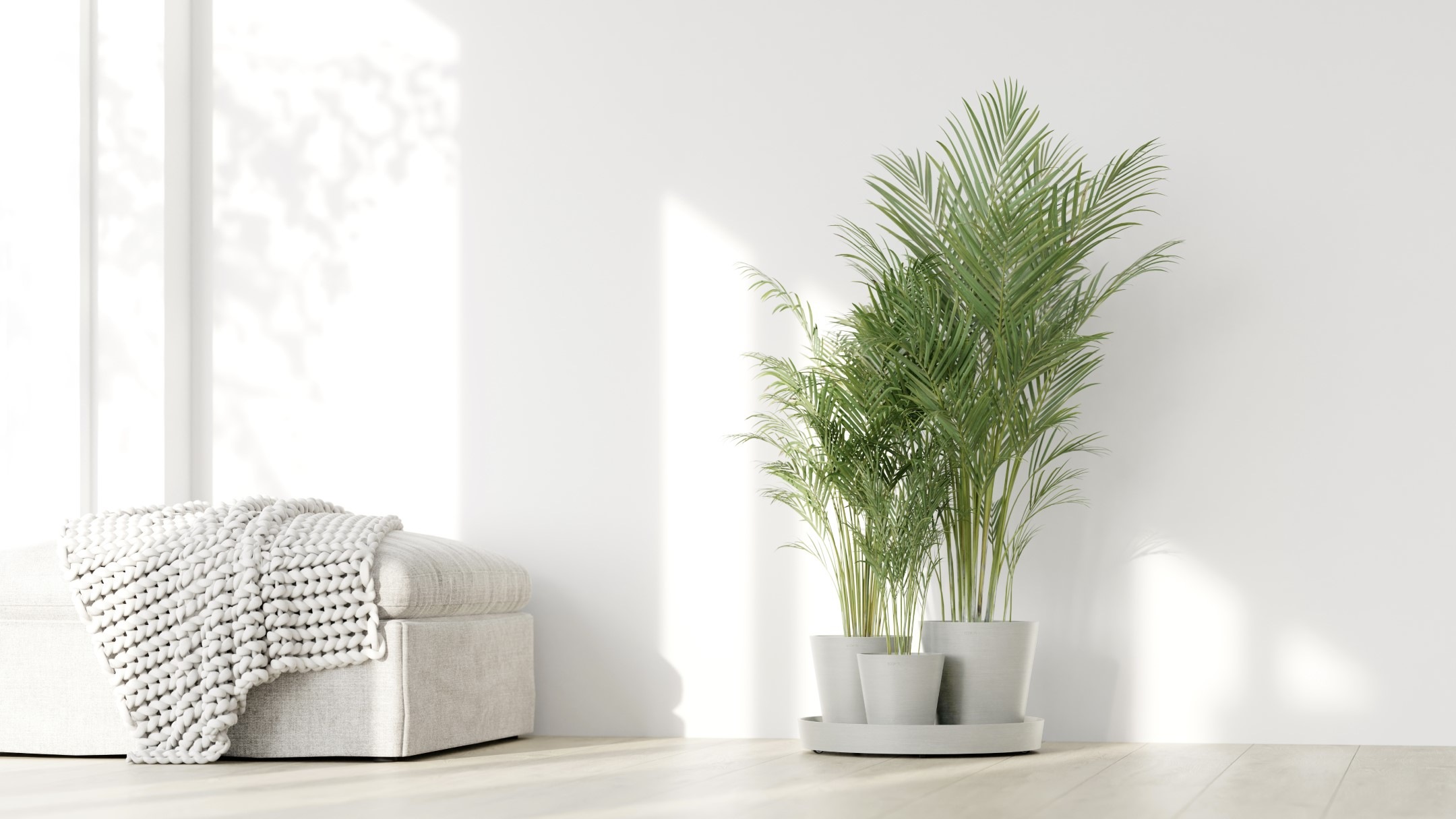 ECOPOTS Blumentopf »Dubai Weiß« für innen und außen: frostsicher, bruchsicher und lichtbeständig