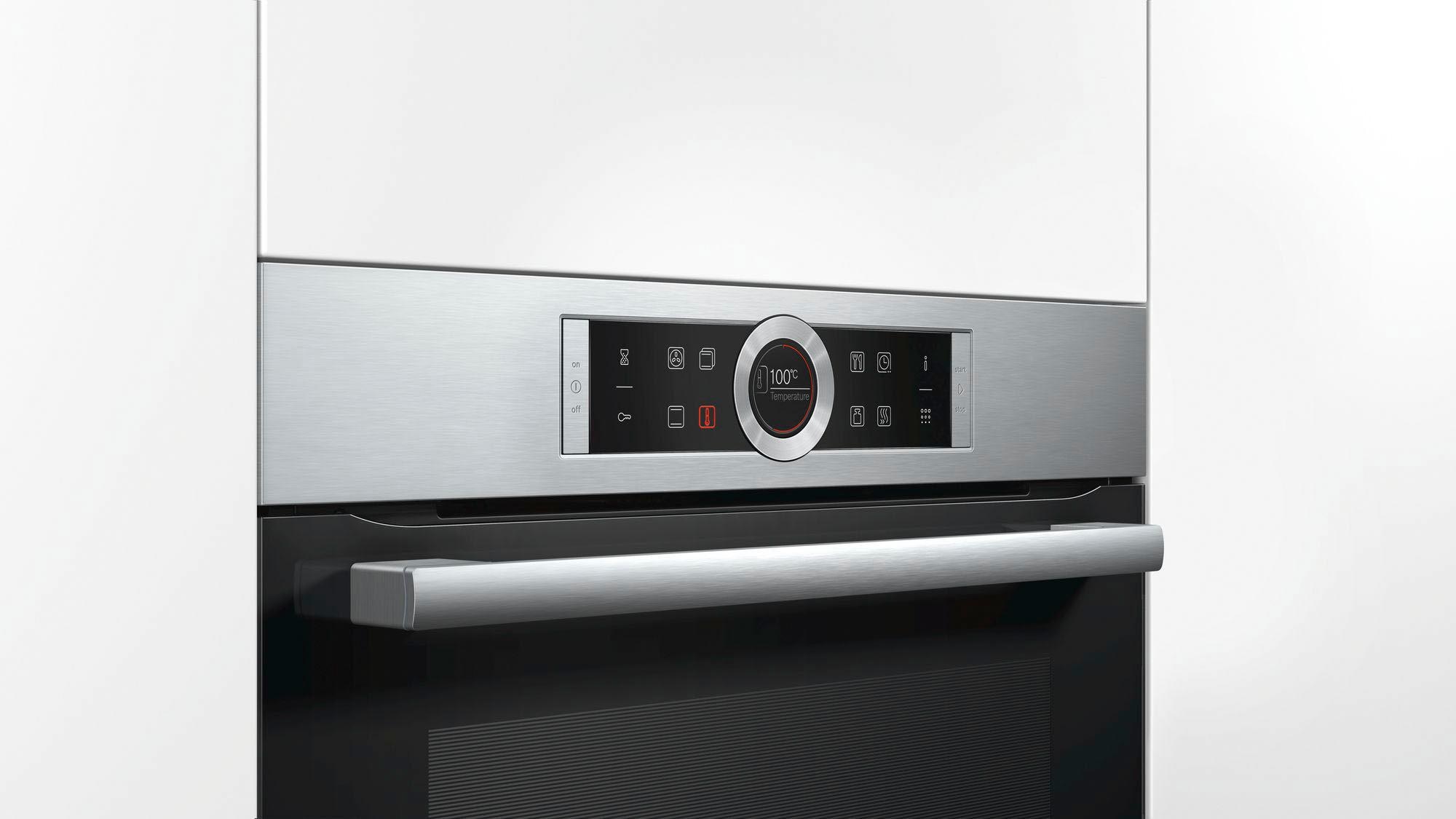 BOSCH Pyrolyse Backofen 8 »CBG675BS3«, mit Teleskopauszug nachrüstbar, Pyrolyse-Selbstreinigung