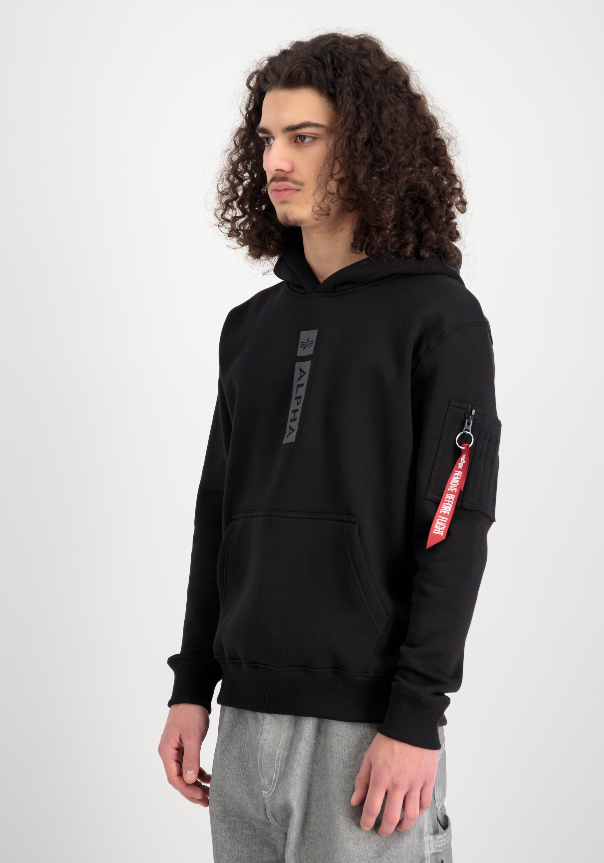 Alpha Industries "Alpha Puff Print Hoodie"