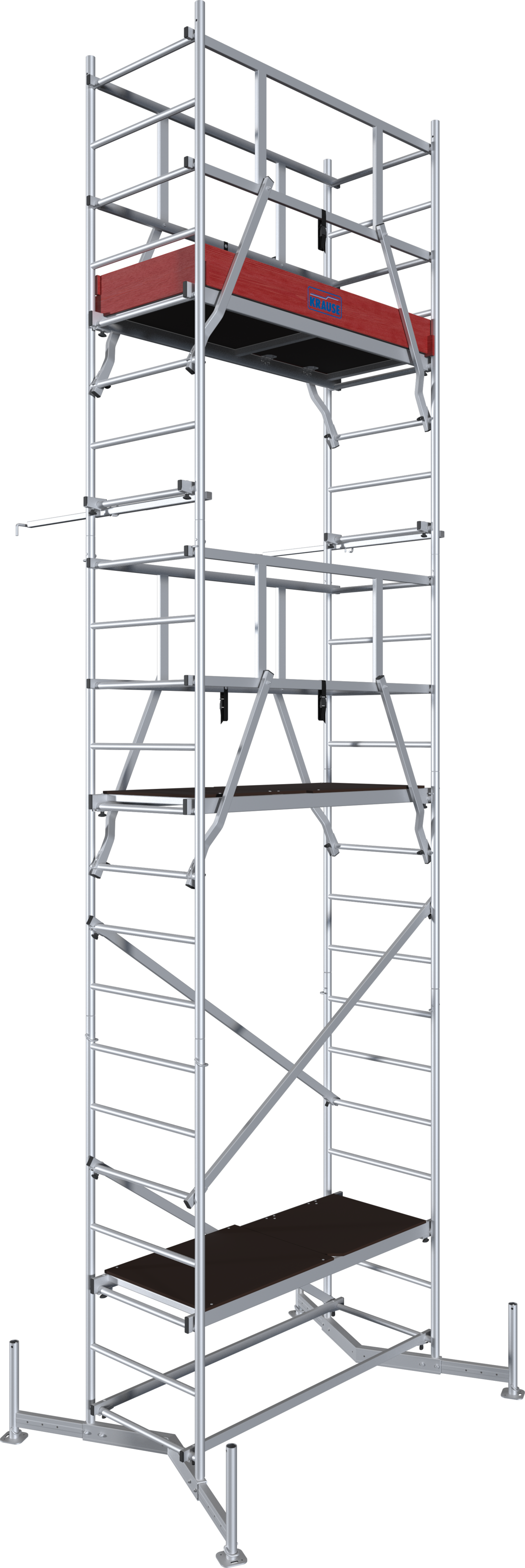 KRAUSE Arbeitsgerüst »ClimTec System«, Komplettgerüst, Arbeitshöhe: 7 Meter