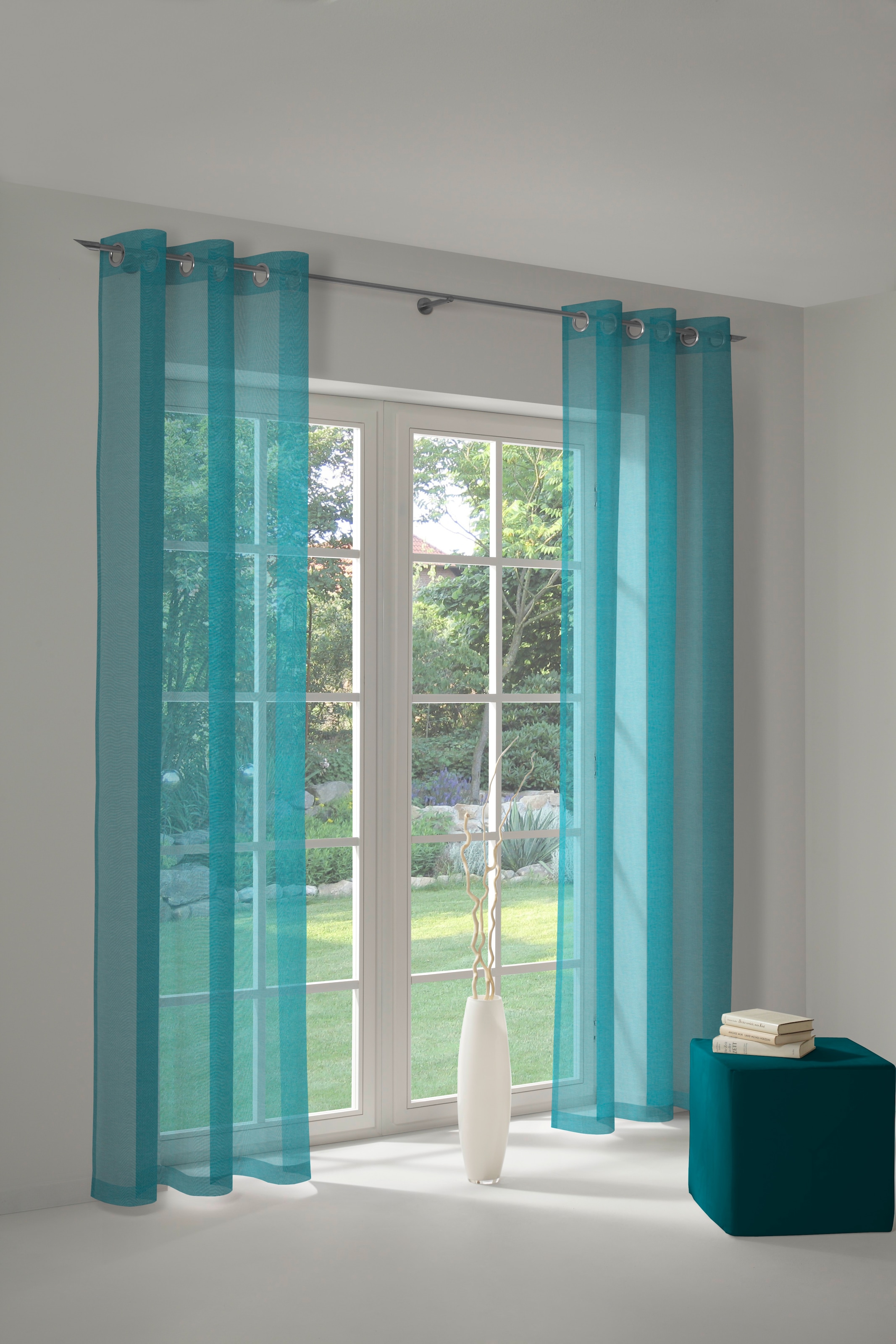 Wirth Vorhang "LORCA" Ösen 1 Stk. tlg. günstig online kaufen