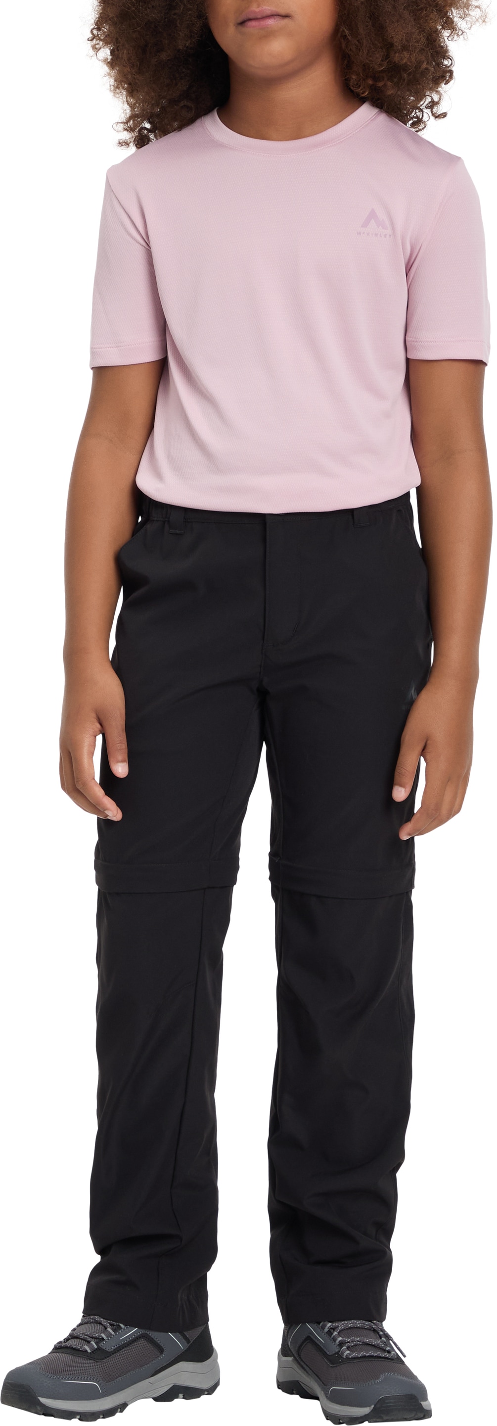 McKINLEY Outdoorhose »KI.-ABZIPPHOSE SANNA ZFF PNT J«  aus Stretch-Material, atmungsaktiv, schnelltrocknend