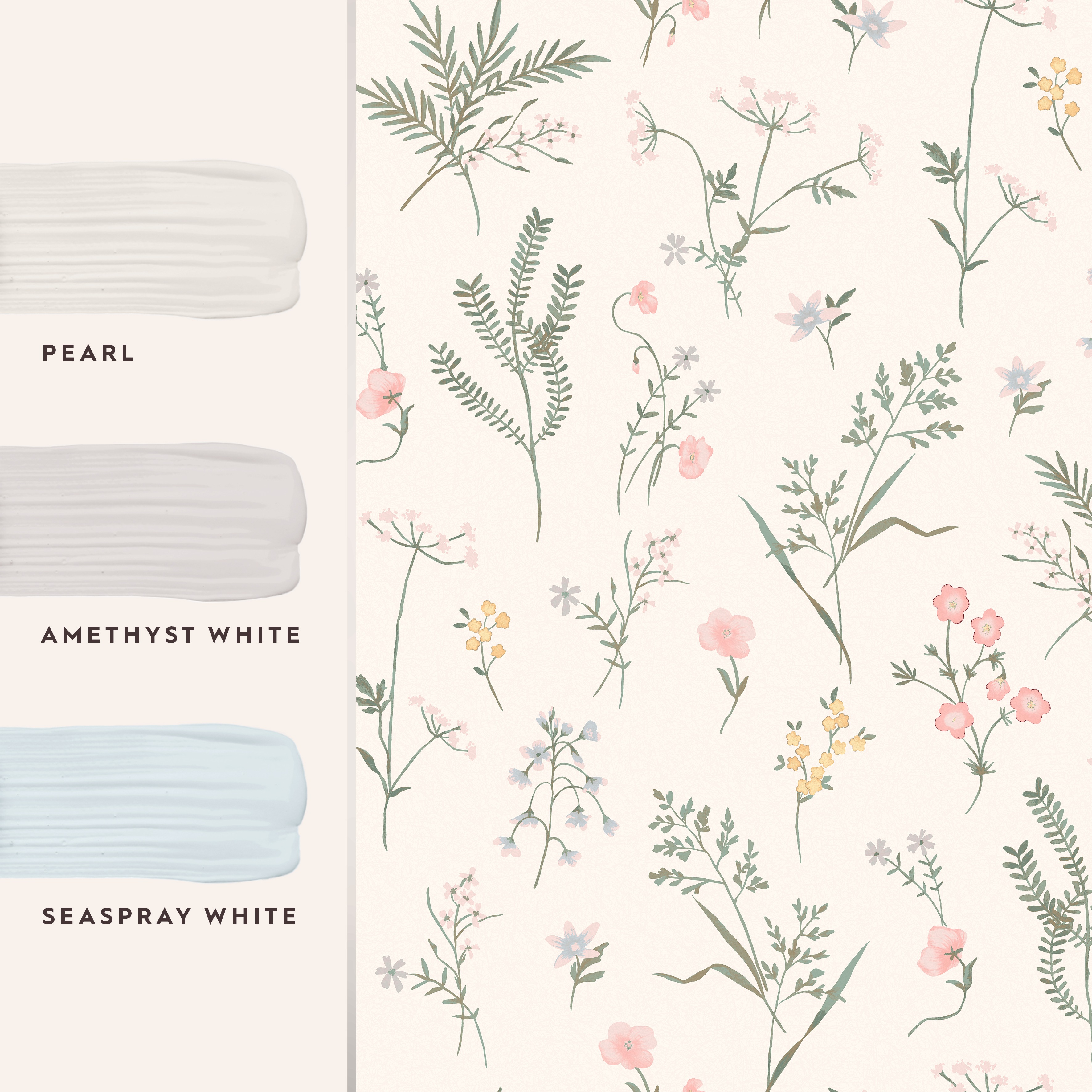 Thumbnail - LAURA ASHLEY Vliestapete "Crosswell Coral Pink", 10mx52cm
