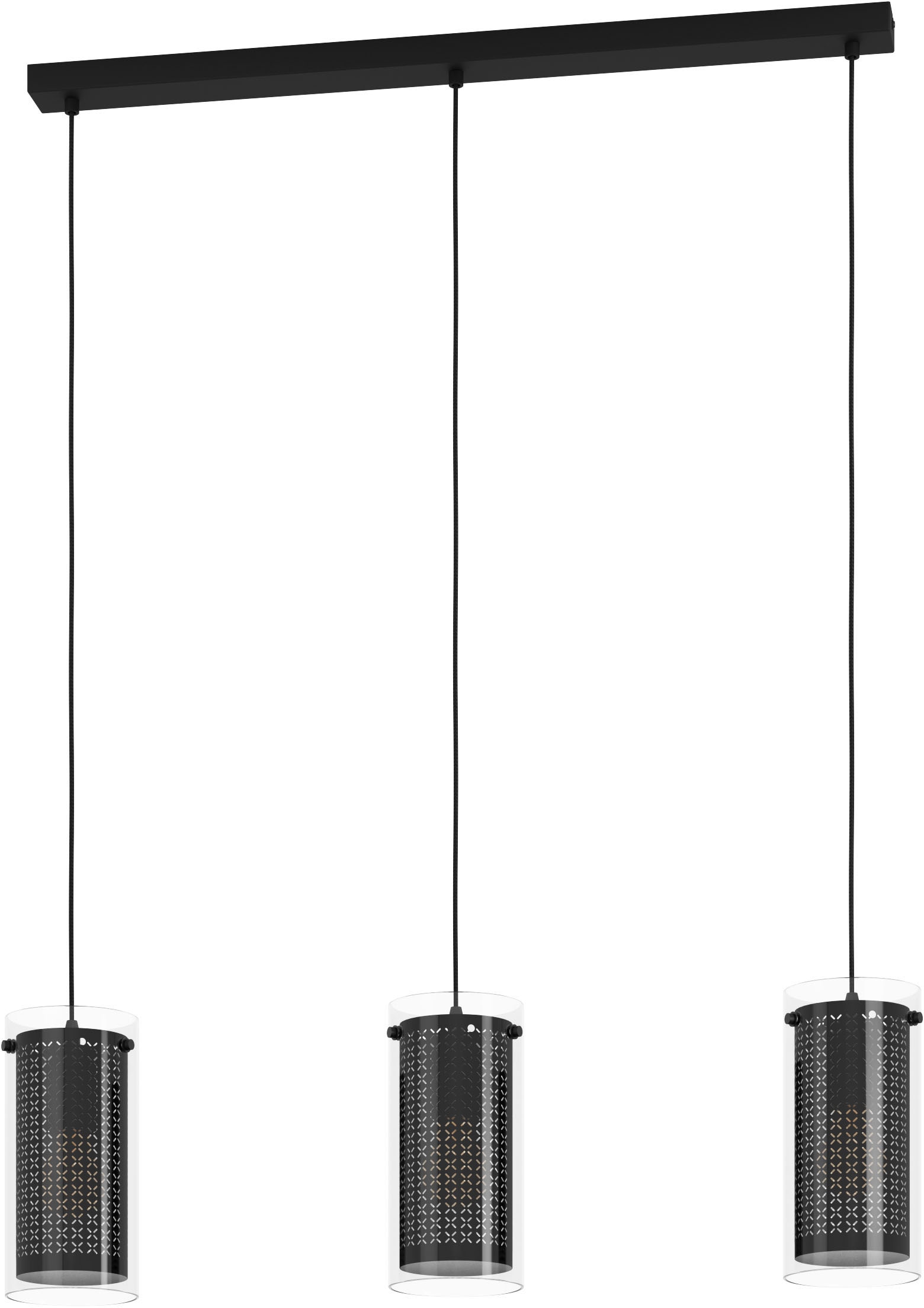 EGLO COLTEN Hängeleuchte In Schwarz – Dimmbar, 60W, Aus Stahl