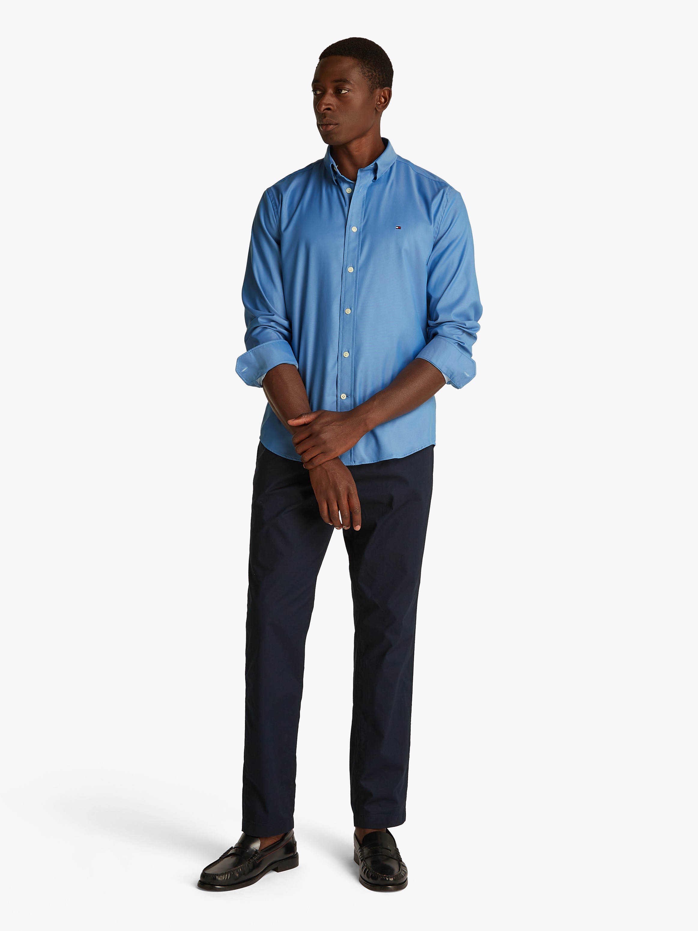 Thumbnail - Tommy Hilfiger Langarmhemd "PERFORMANCE TWILL Regular Fit SHIRT"