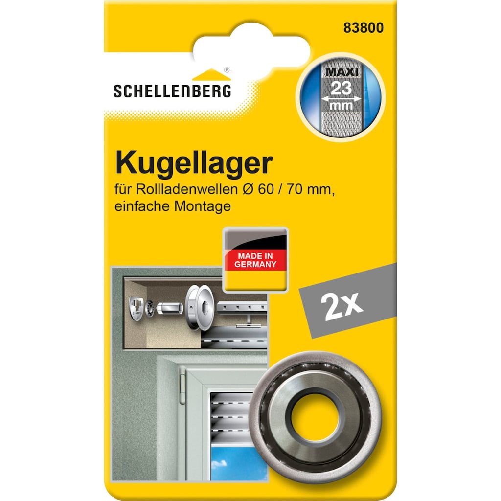 SCHELLENBERG Kugellager »Maxi«, (Set, 2 St.)