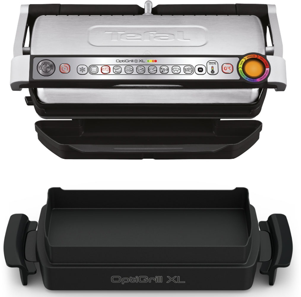 Tefal Kontaktgrill "OptiGrill+ XL inkl. Backschale, manueller Modus mit 4 T günstig online kaufen