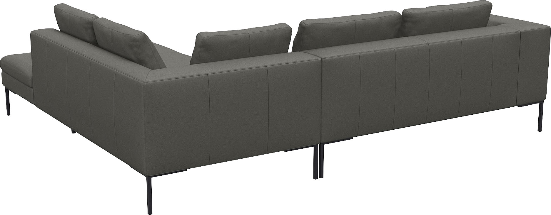 Thumbnail - FLEXLUX Ecksofa "Loano, superbequemer Sitzkomfort durch Kaltschaum im Sitz", modernes Sofa, frei im Raum stellbar, lose ...