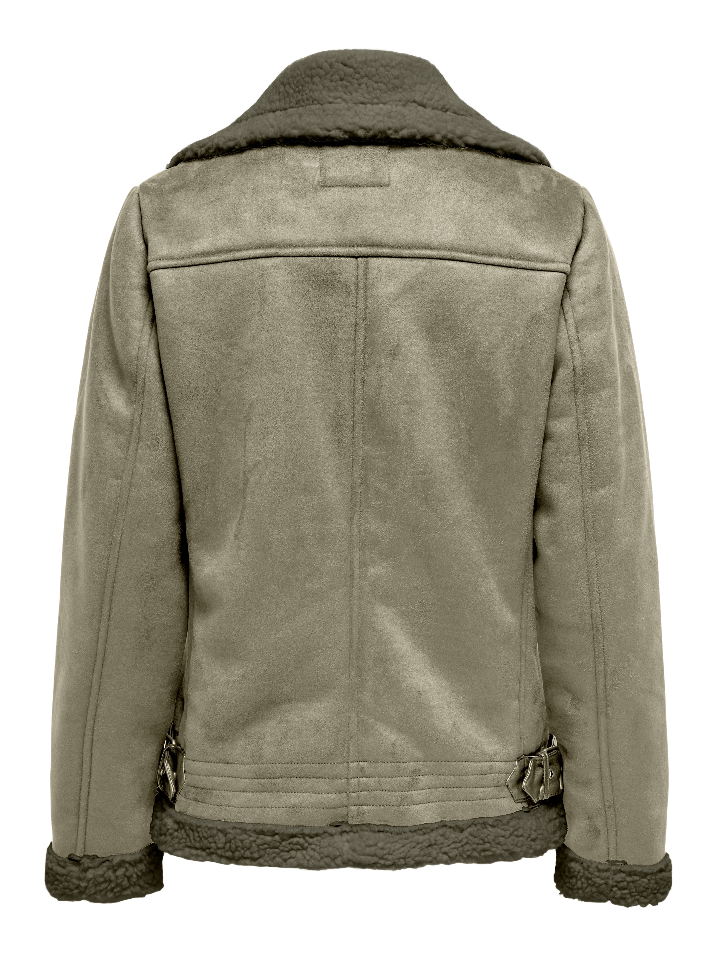 ONLY Lederimitatjacke »ONLNEWDIANA AVIATOR JACKET CC OTW« ohne Kapuze