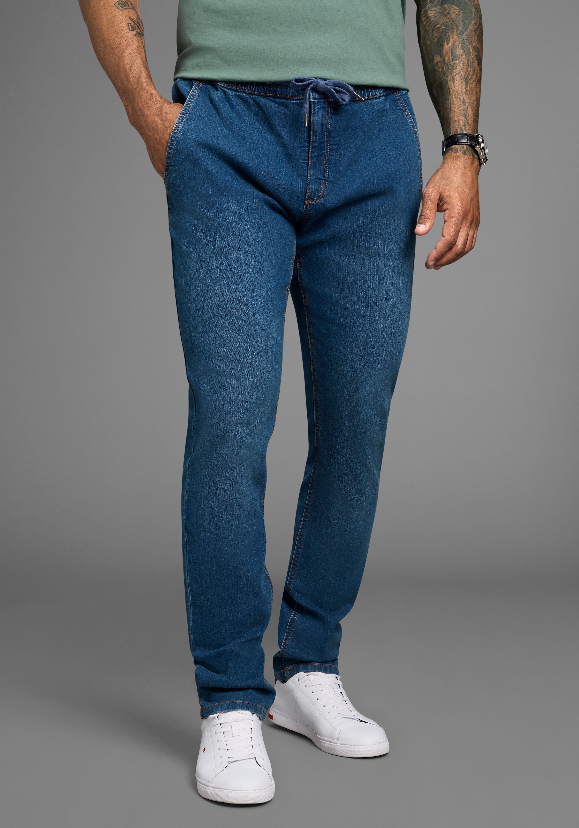 Arizona Schlupfjeans, Schlupfbund günstig online kaufen
