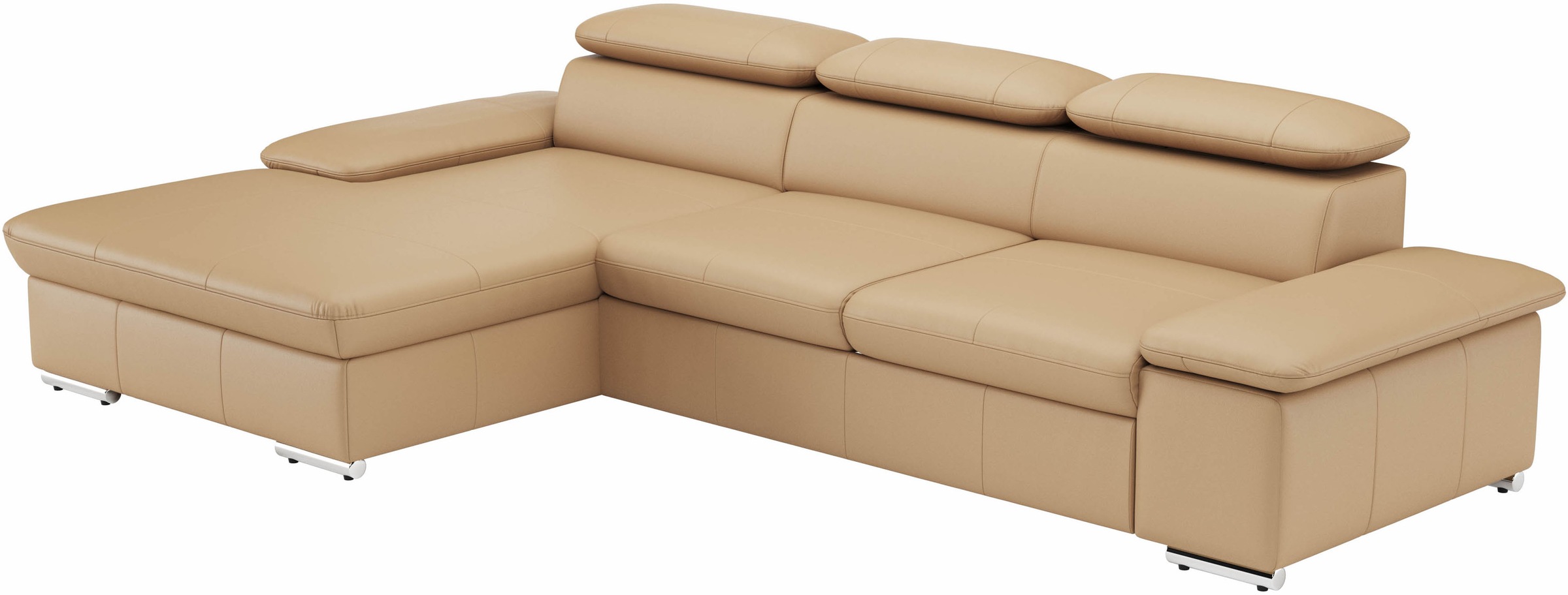 sit&more Ecksofa »Valantine L-Form«, inkl. Kopf- und Armteilverstellung, wahlweise mit Bettfunktion