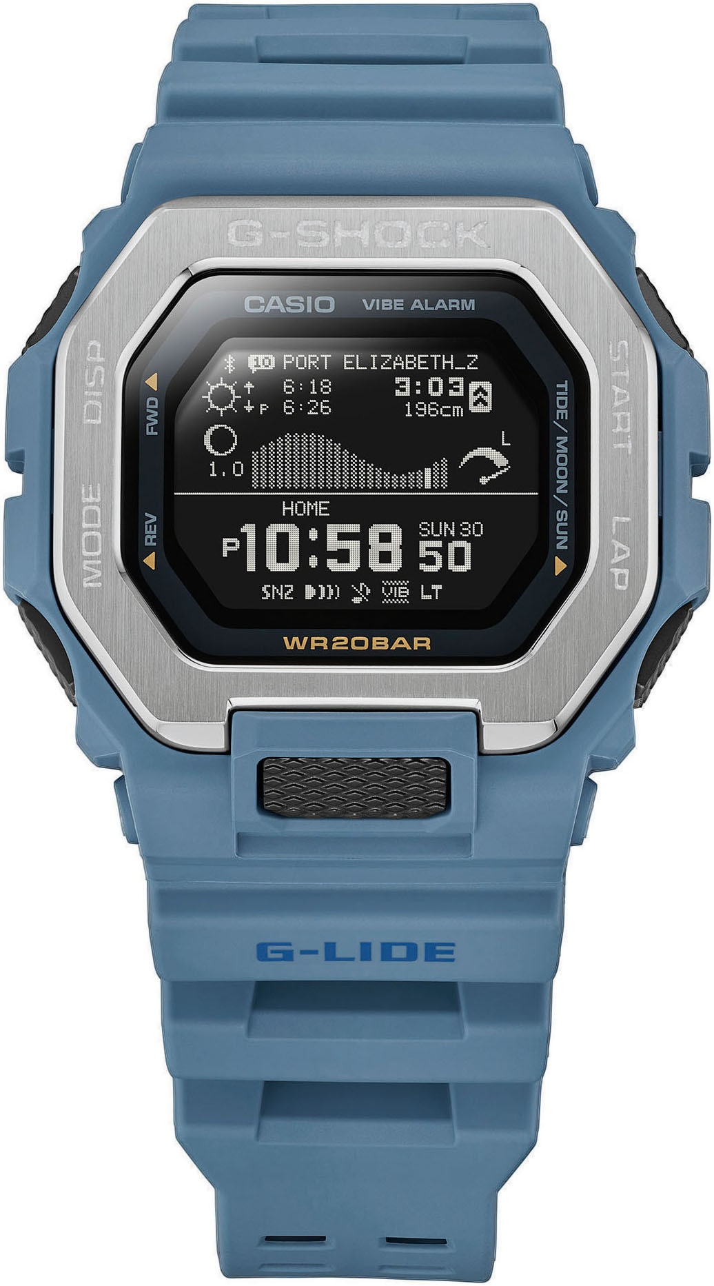 CASIO G-SHOCK Smartwatch, Armbanduhr, Herrenuhr, Bluetooth, Super-Auto LED Light, Training Log)