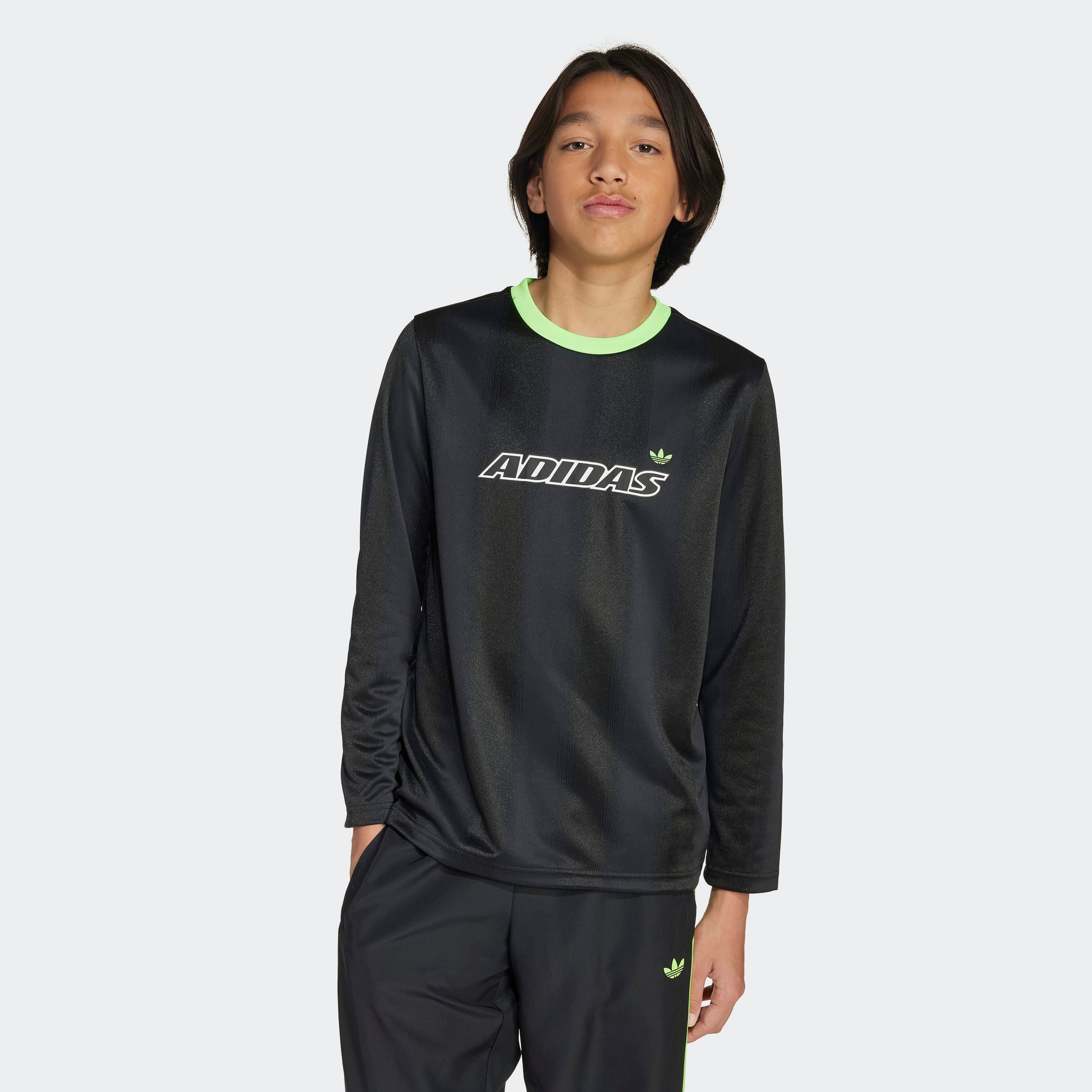 Thumbnail - adidas Originals Langarmshirt "KIDS LONGSLEEVE" sportlicher Stil, Langarm, für Kinder, weiches Material