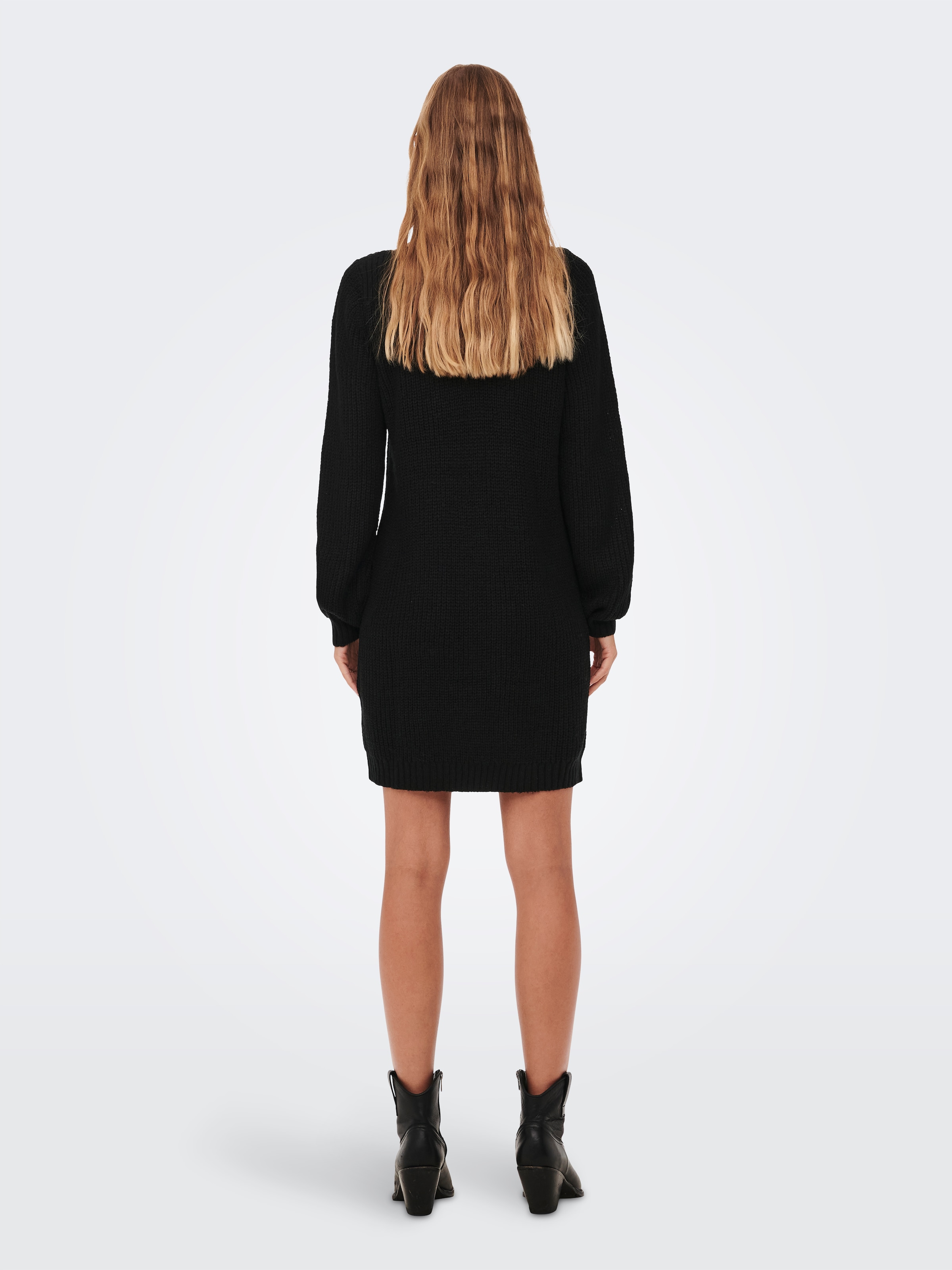 JDY Minikleid »JDYWHITNEY MEGAN L/S BOAT DRESS KNT NOOS«, Sommerkleid