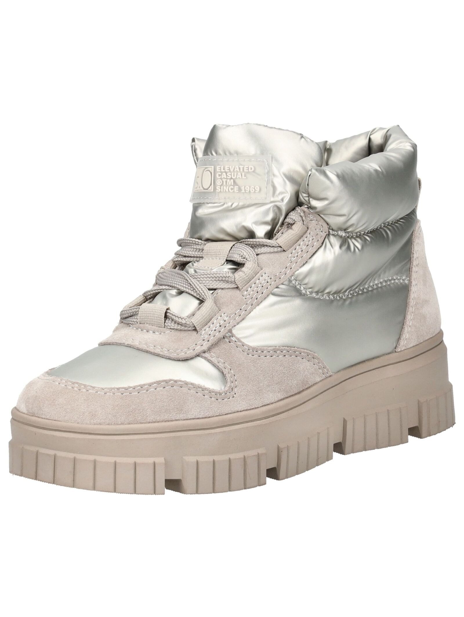 s.Oliver Schnürstiefelette "s.Oliver Stiefelette Leder/Textil"