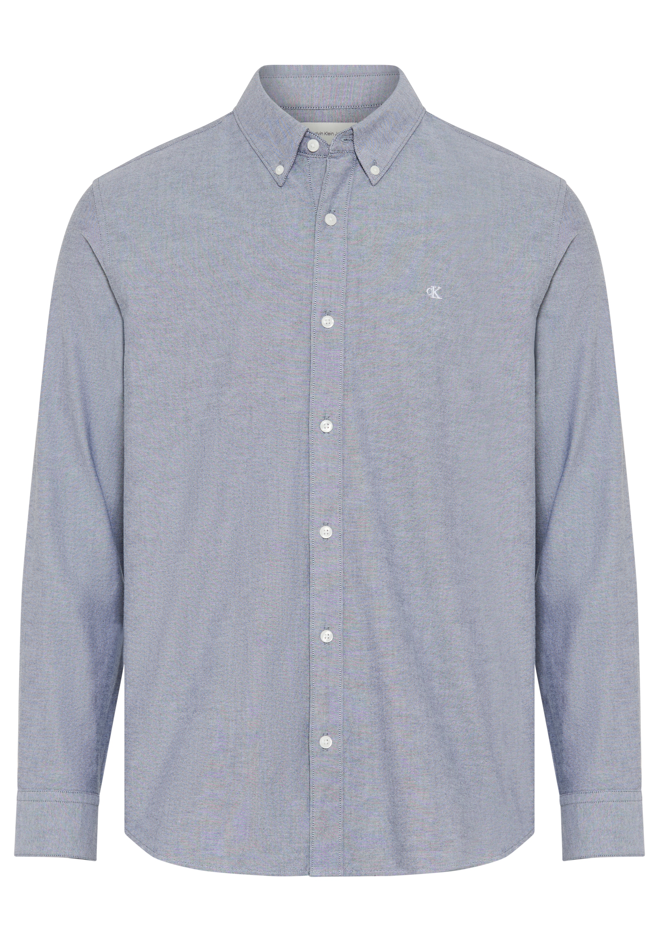 Calvin Klein Jeans Langarmhemd Button-Down-Kragen, Baumwoll-Stretch günstig online kaufen